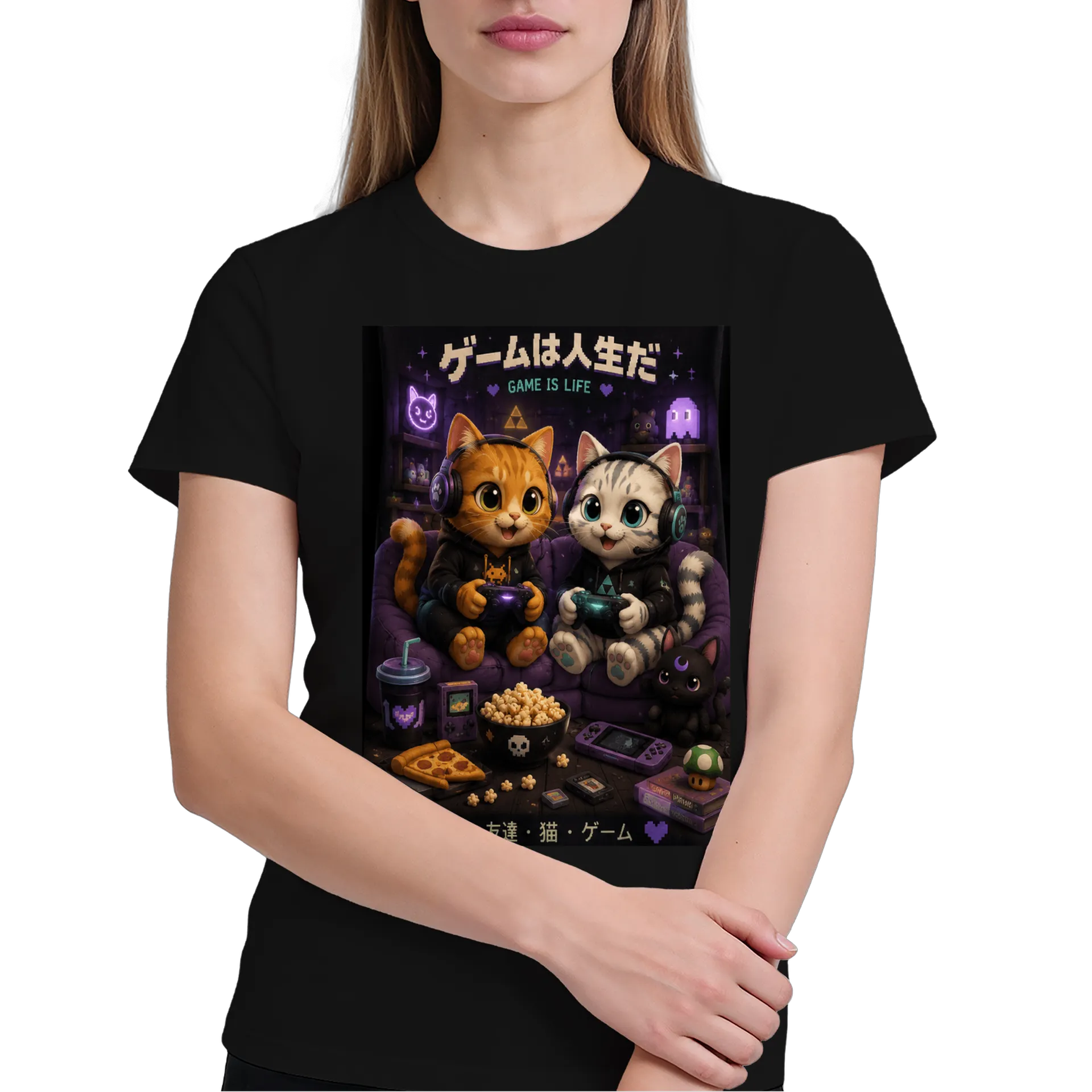 Camiseta Cat's Mario  - Imagem 4