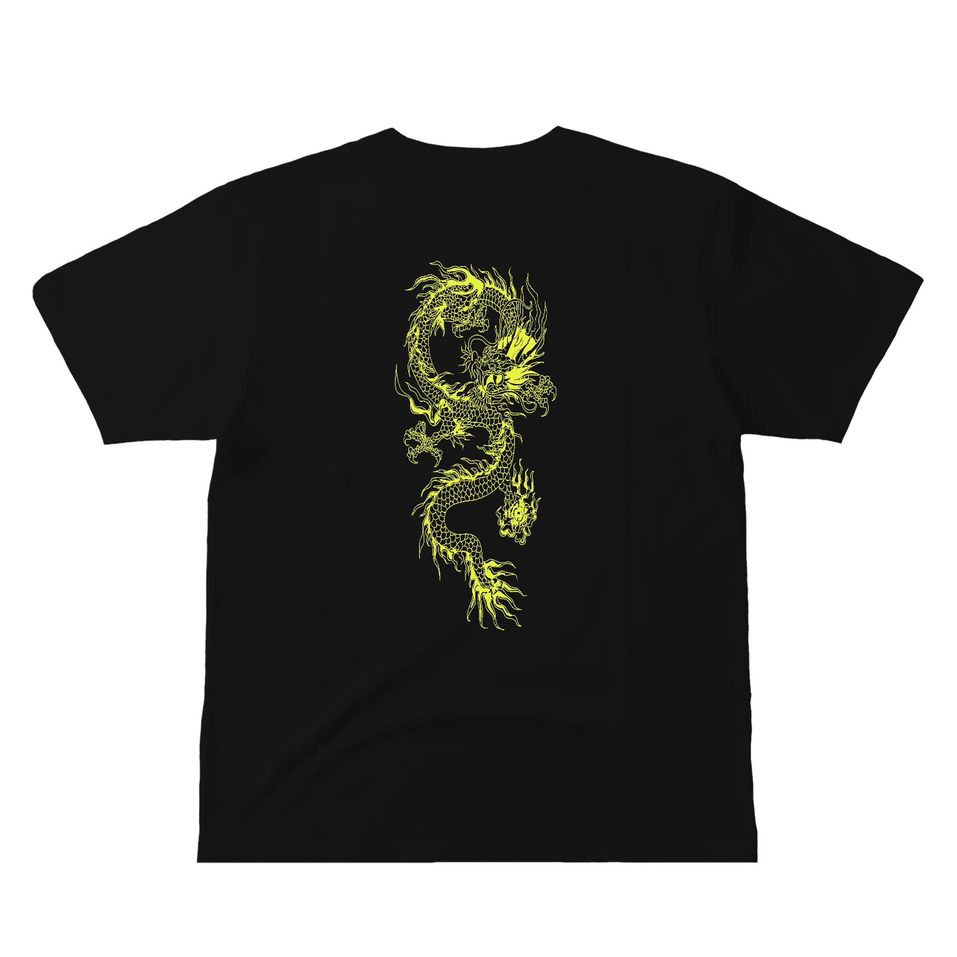 Camiseta Dragão Amarelo 100% Algodão de GhostBuildz-2k