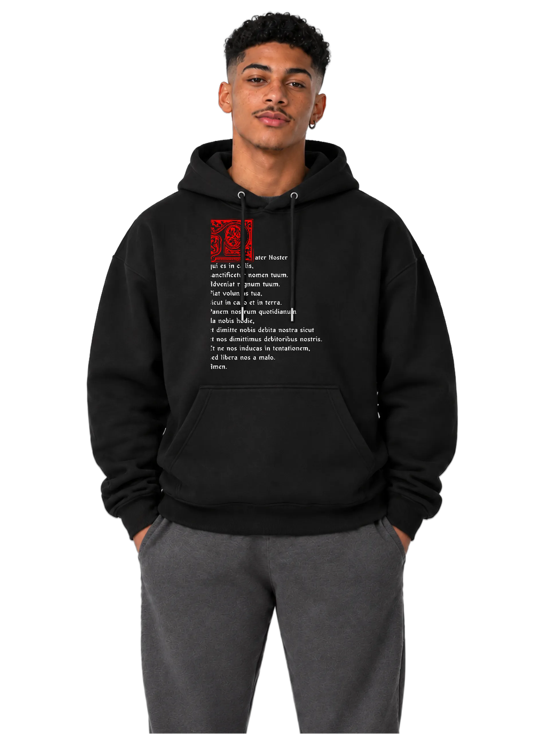 Blusa de moletom Pater Noster  de História Medieval — imagem 3 de 6