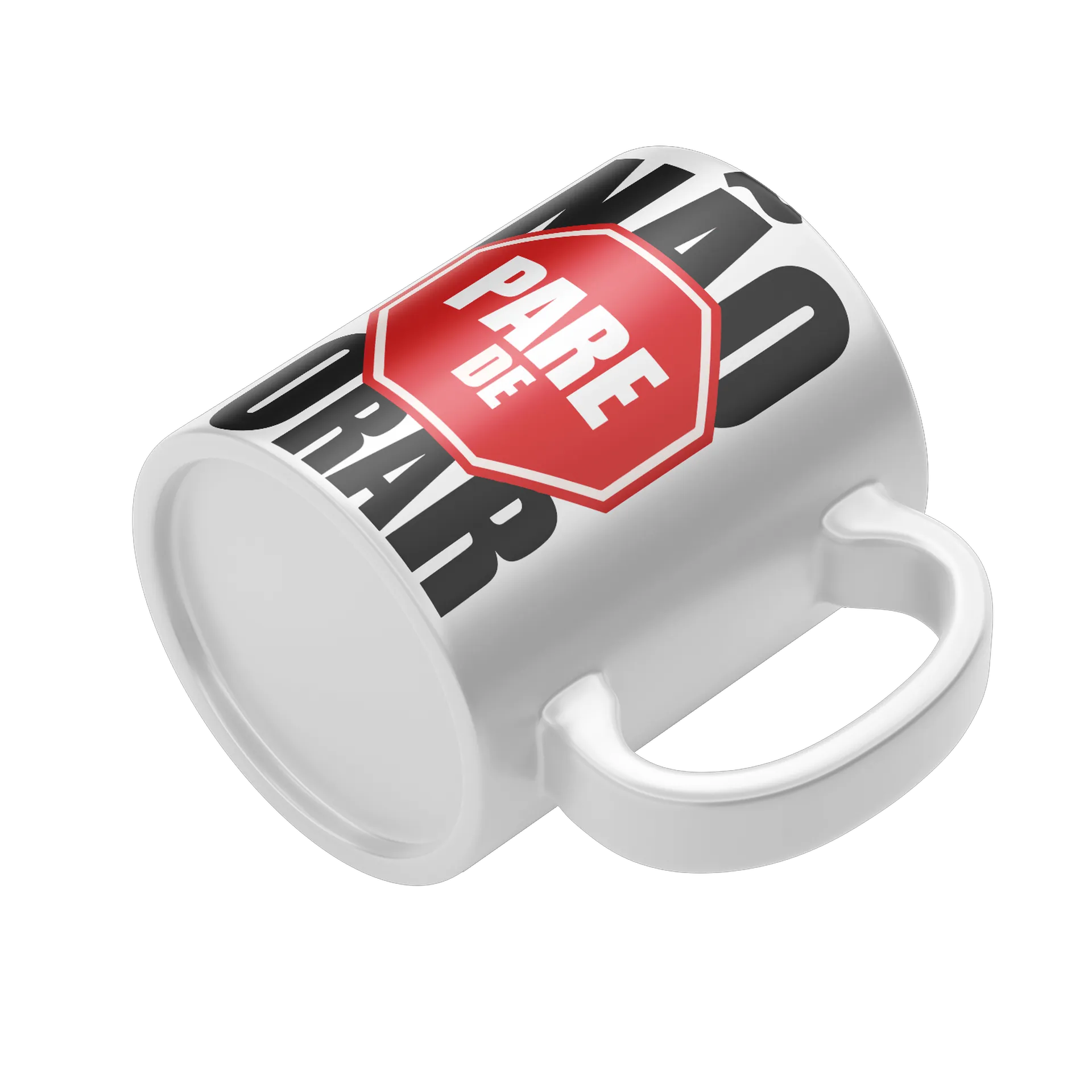 Caneca Porcelana Não Pare de Orar 325ml - Imagem 4