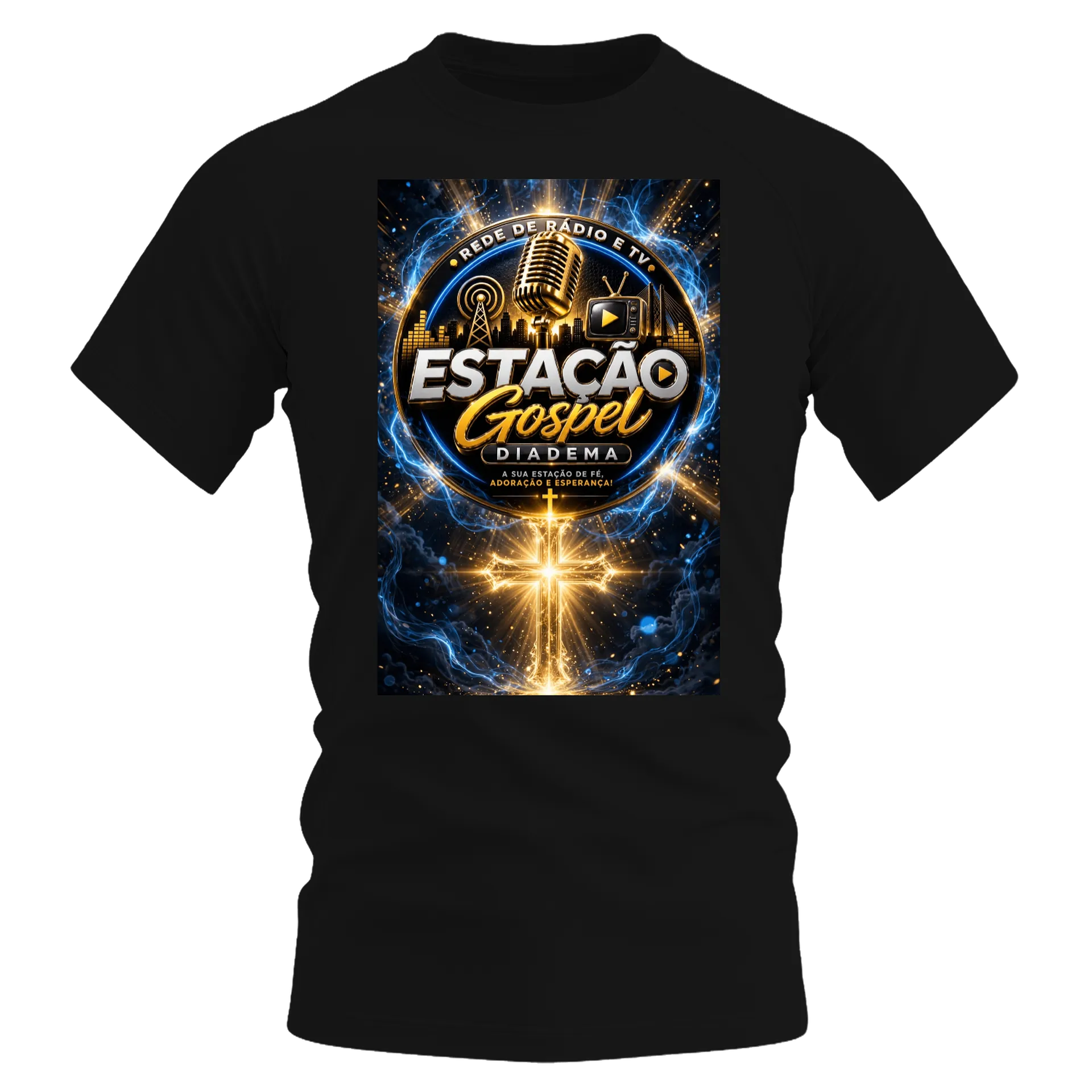 Camiseta DryFit de Estação Gospel Store — imagem 1 de 6
