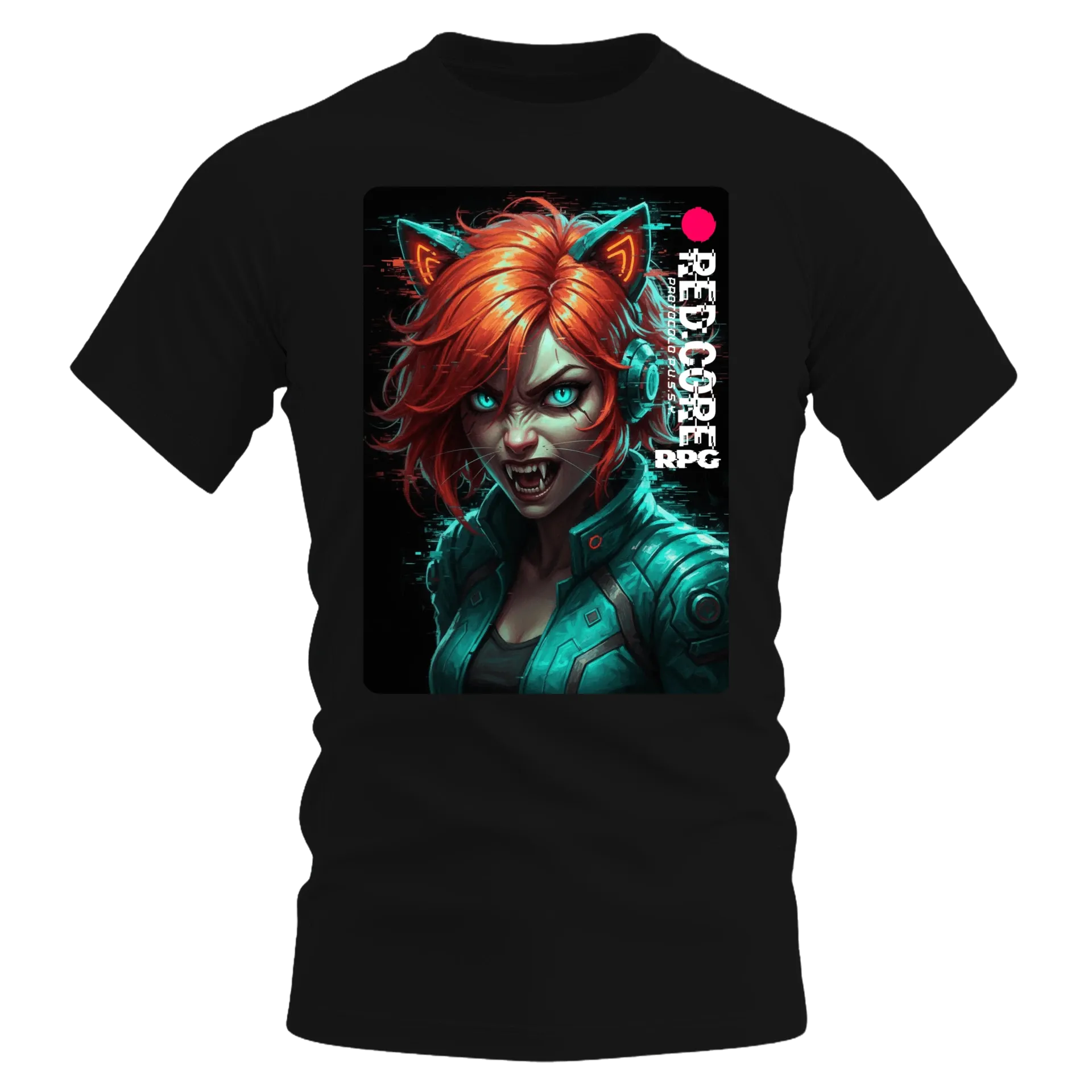 ARMADURA DRY-FIT: PROTOCOLO GL1TCH.K1TTY de RED.CORE RPG