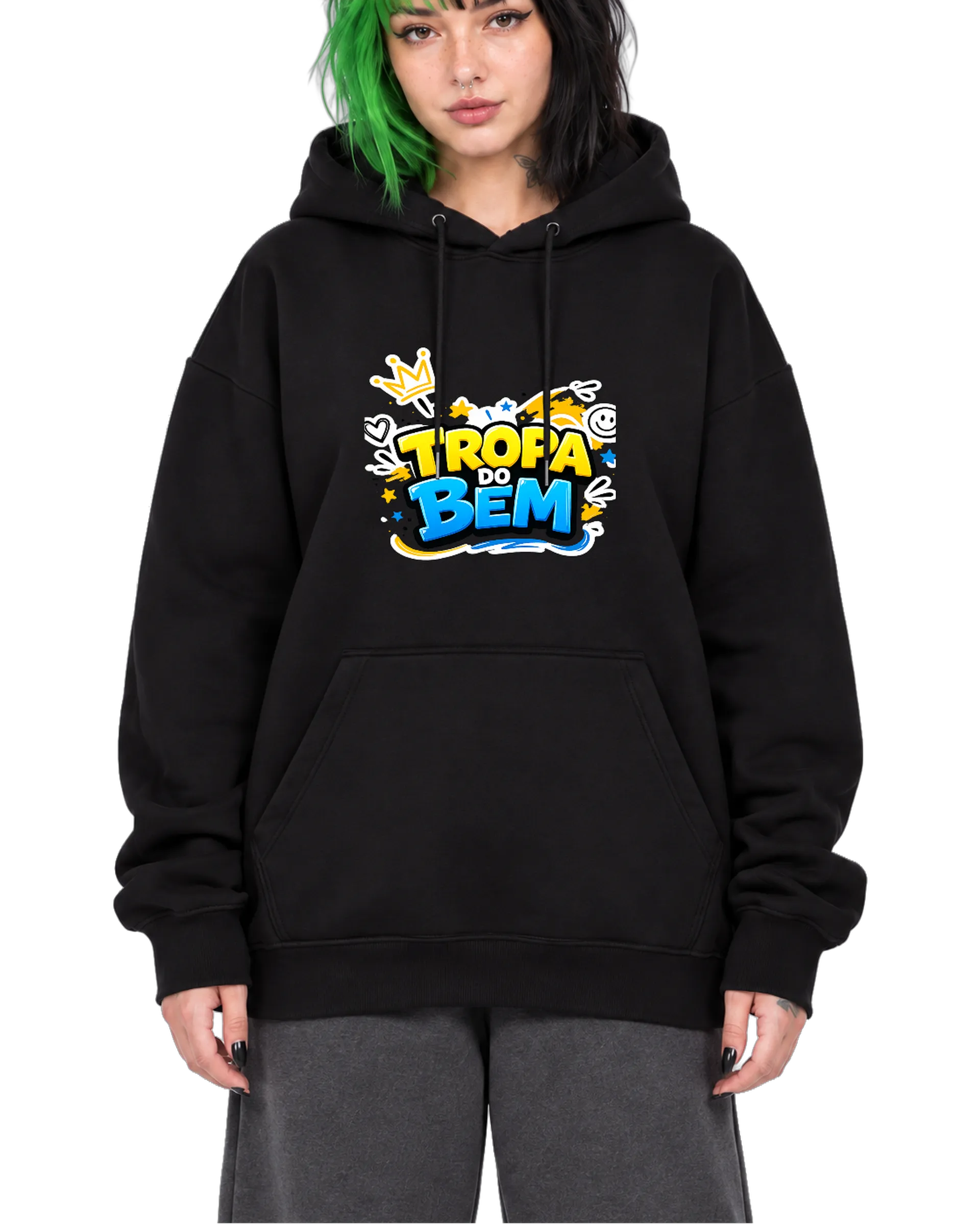 BLUSA MOLETOM TROPA DO BEM - Imagem 1