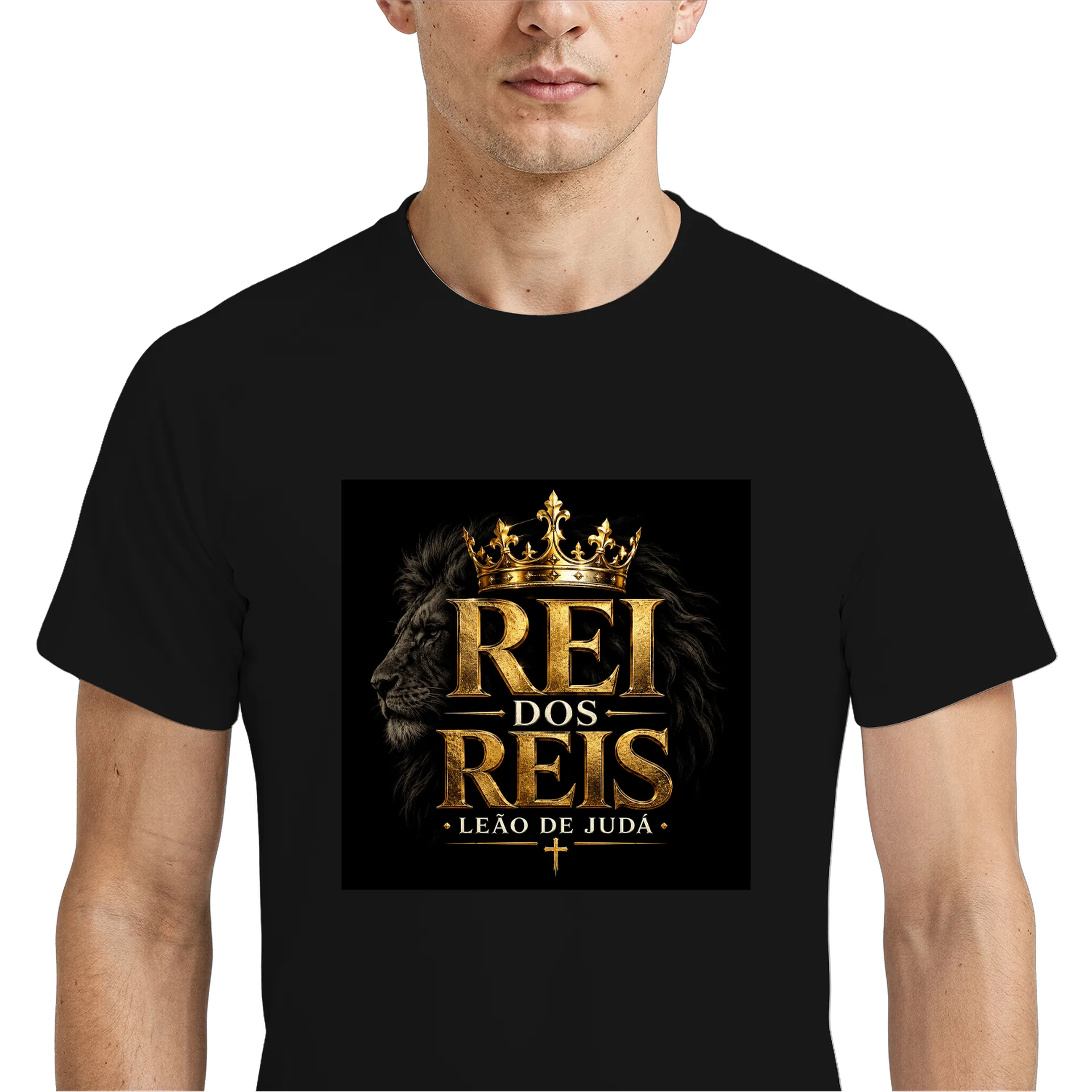 Camiseta Dry Fit Rei dos Reis Leão de Judá 100% Polyester - Imagem 4