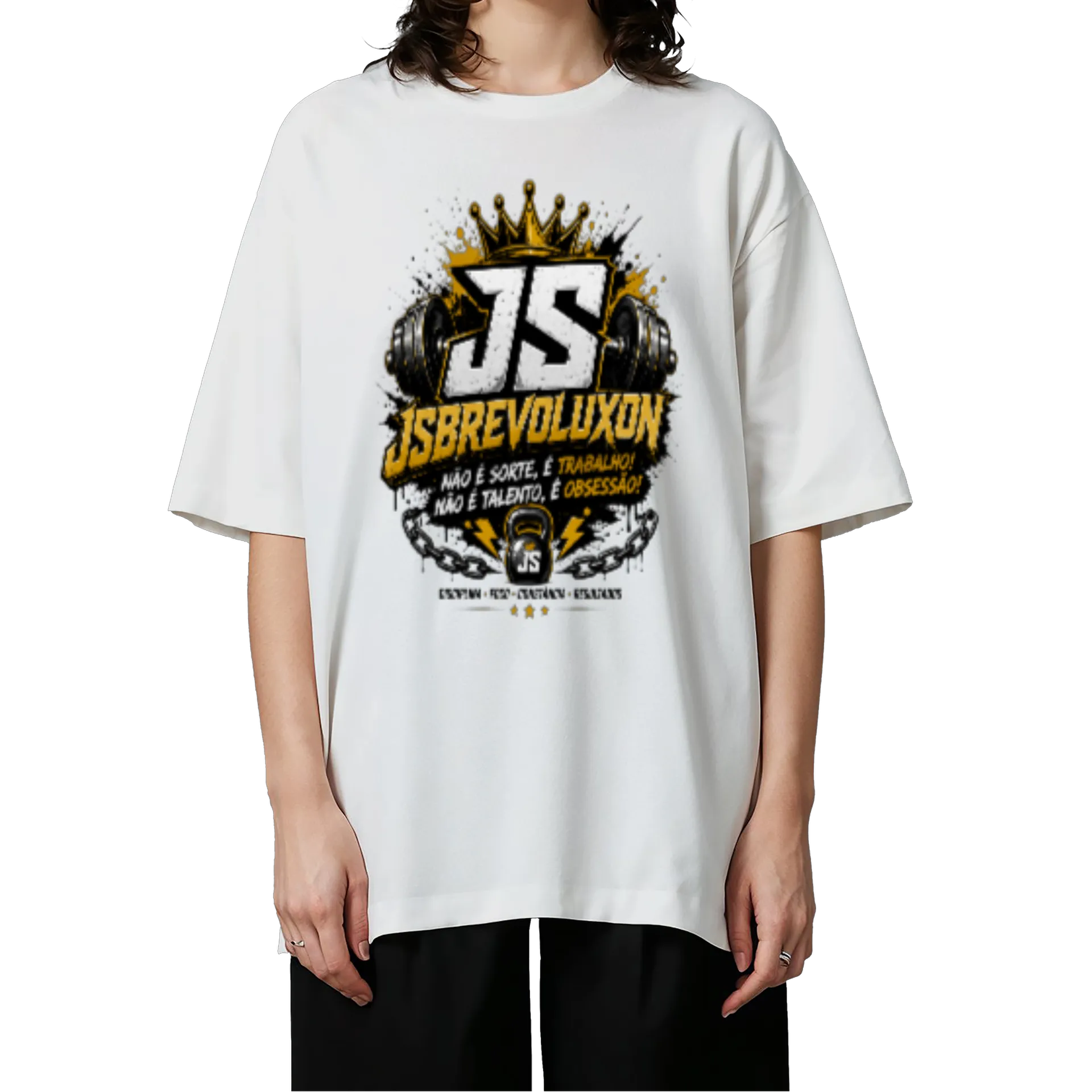 Camiseta Oversized jsbrevoluxon  - Imagem 3