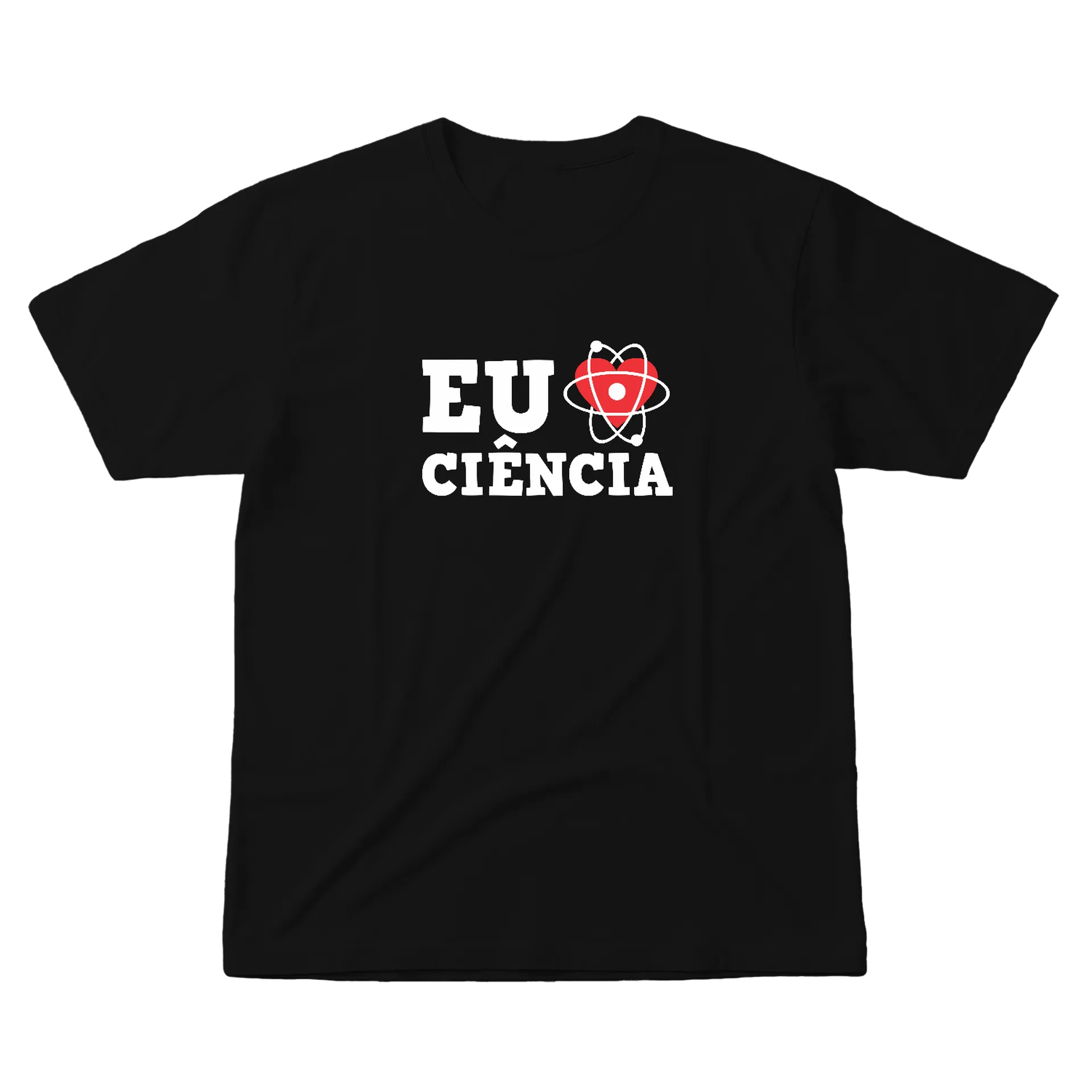 Camiseta Eu Amo Ciência 100% Algodão - Imagem 1