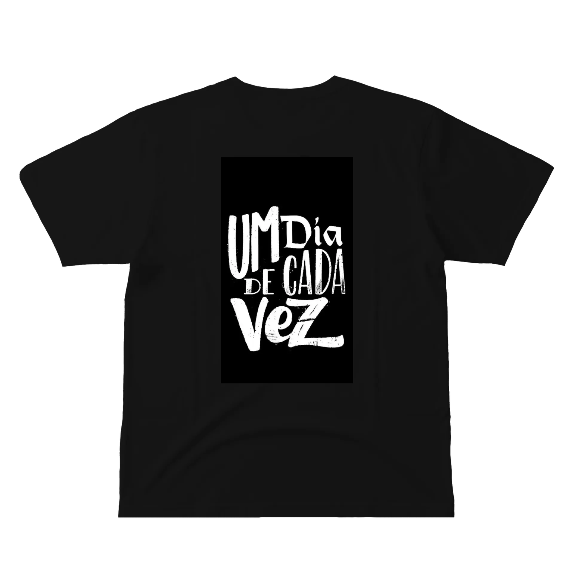 Camiseta Tipográfica Um Dia de Cada Vez 100% Algodão de Fabricio