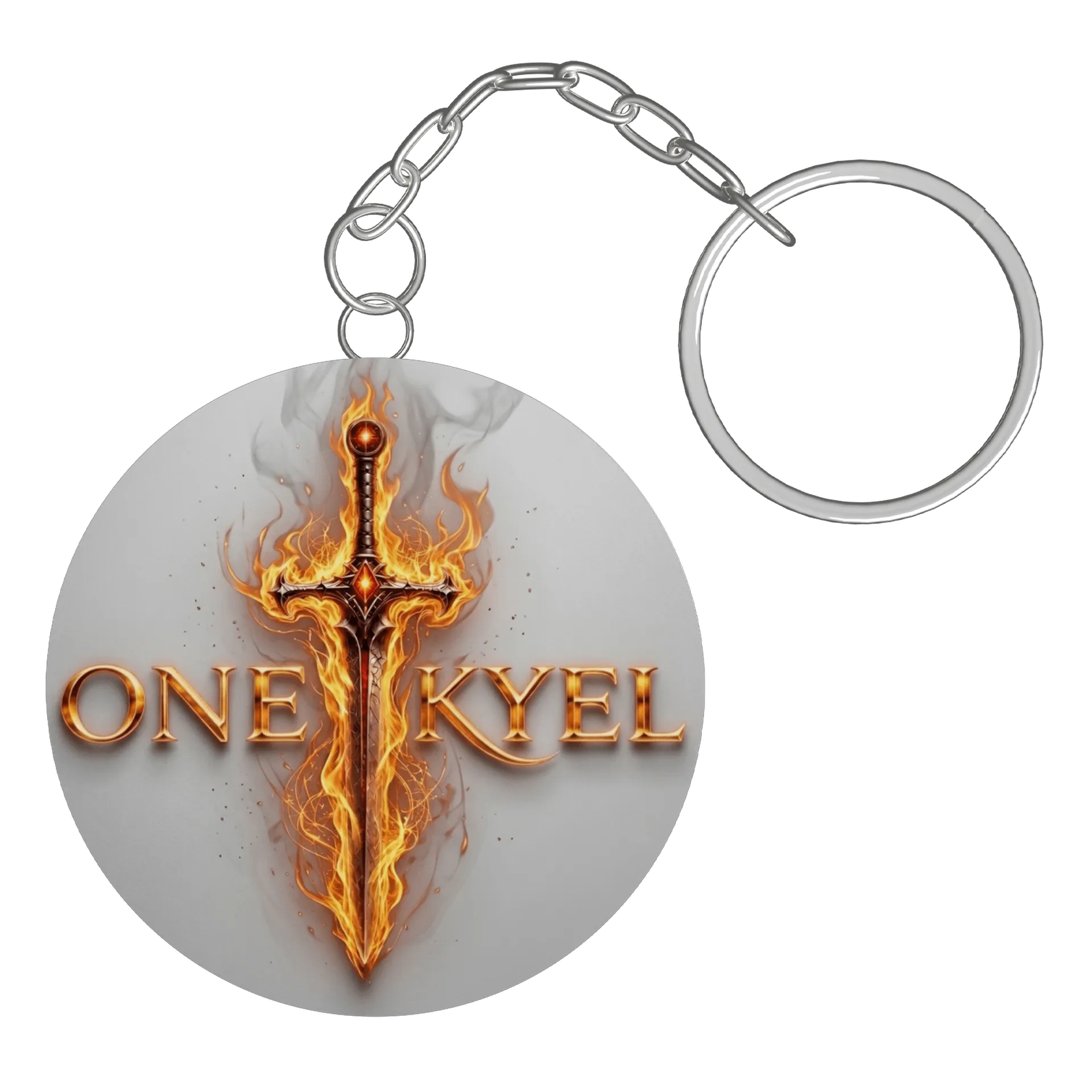 Chaveiro MDF Logotipo One Kyel Personalizado - Imagem 3