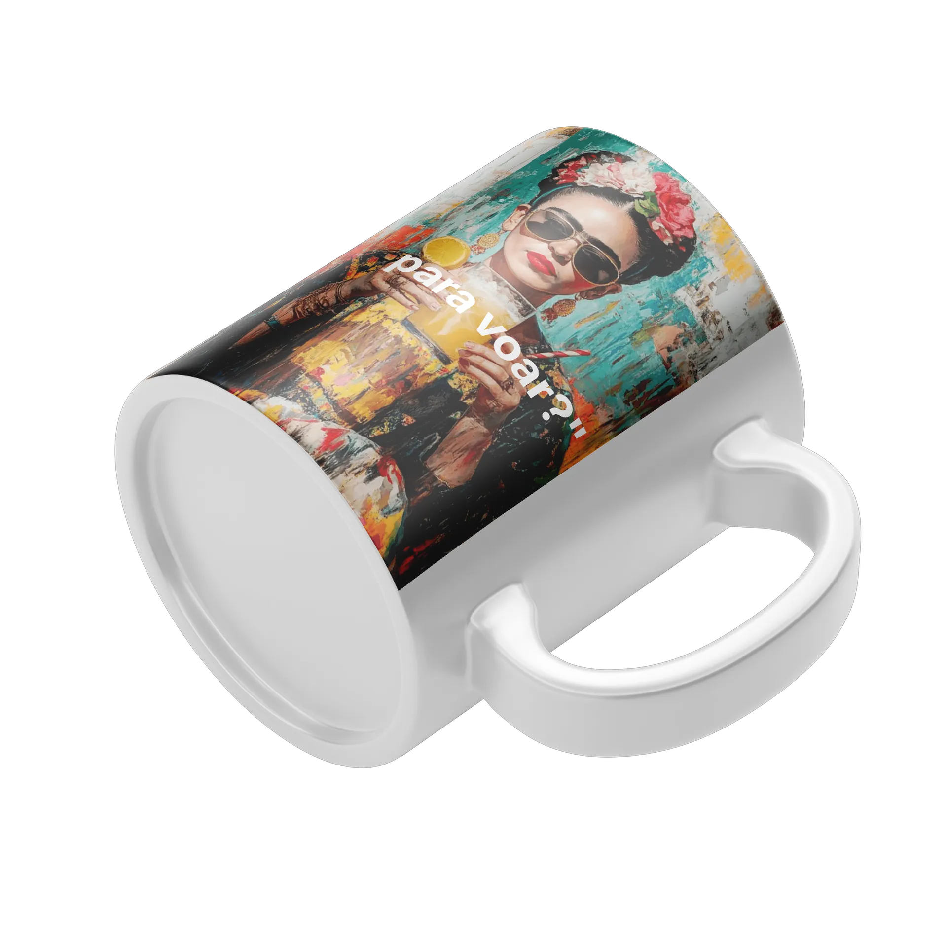 Caneca personalizada Frida Kahlo - Imagem 4