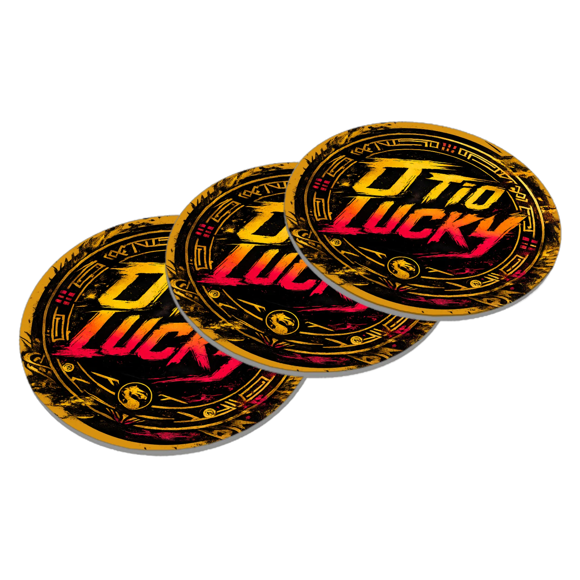 Porta-copos personalizado de O tio Lucky — imagem 2 de 3
