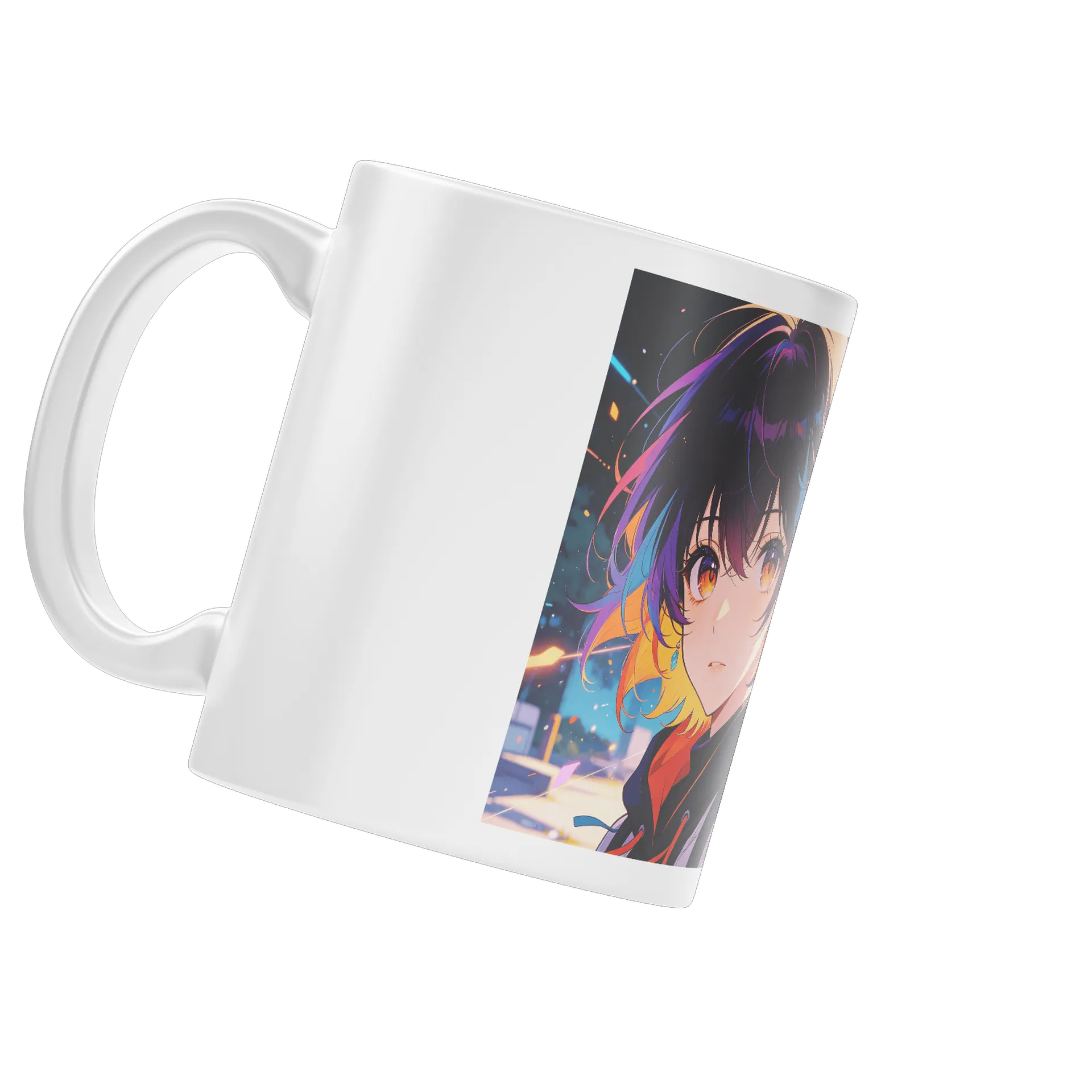 Caneca Ilustração Anime Colorida 325ml - Imagem 4