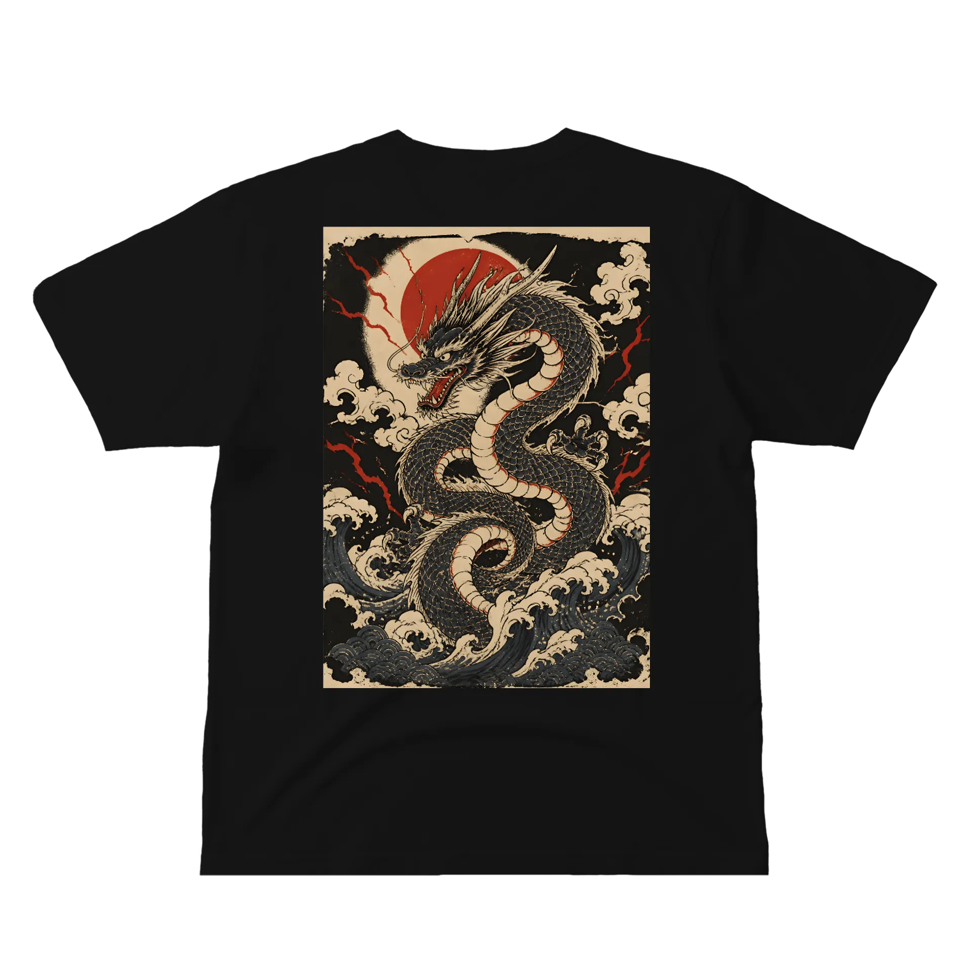 Camiseta Dragão Vermelho 100% Algodão - Imagem 3