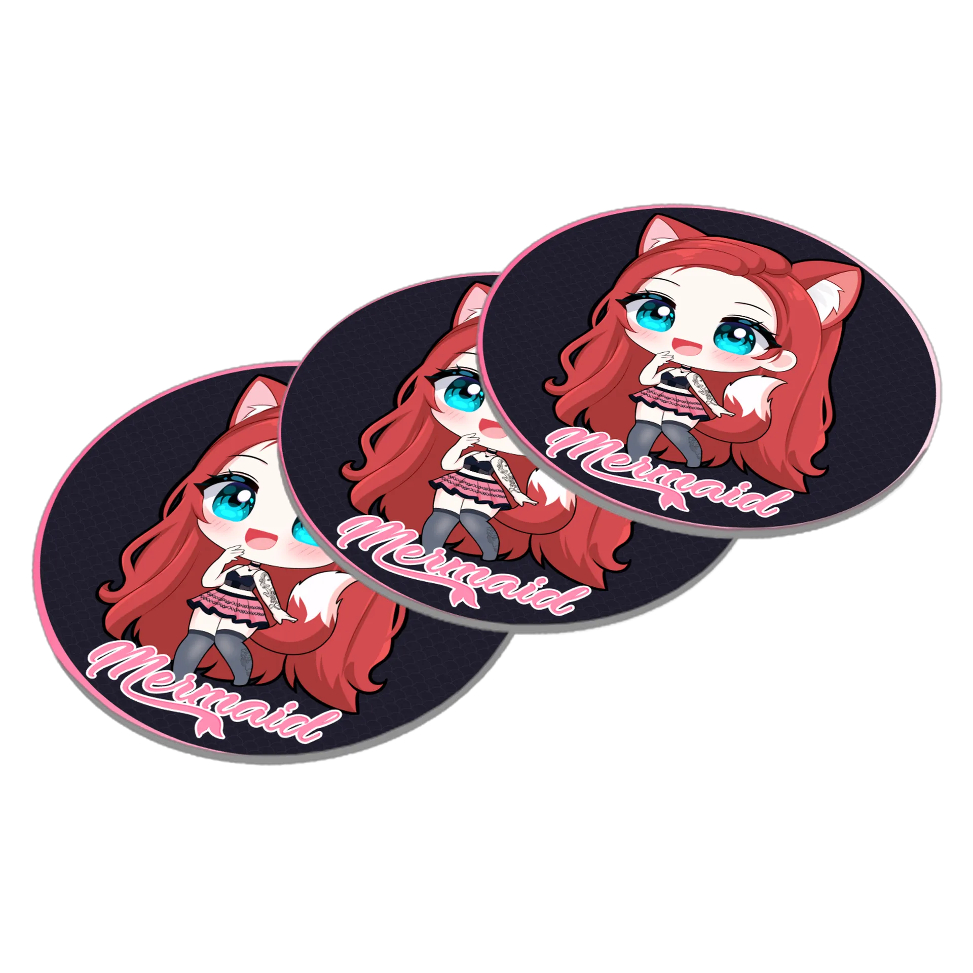 Porta-copos Mermaid 🩷 Chibi Collection ✨ de Mermaid — imagem 2 de 3