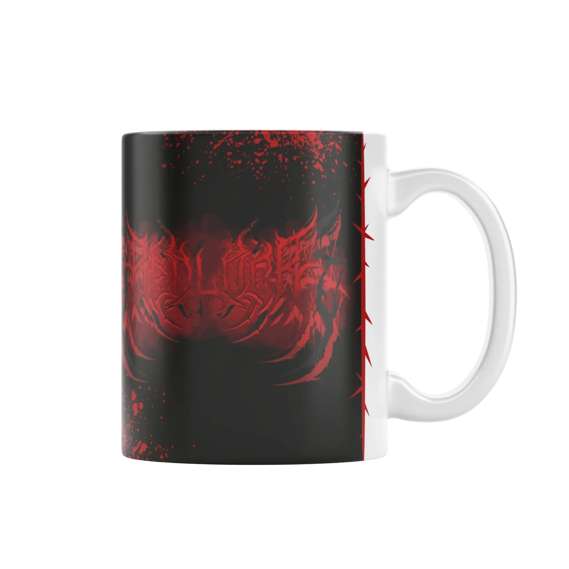 Caneca Preta RedLock🩸- War Never Seen de War Never Seen