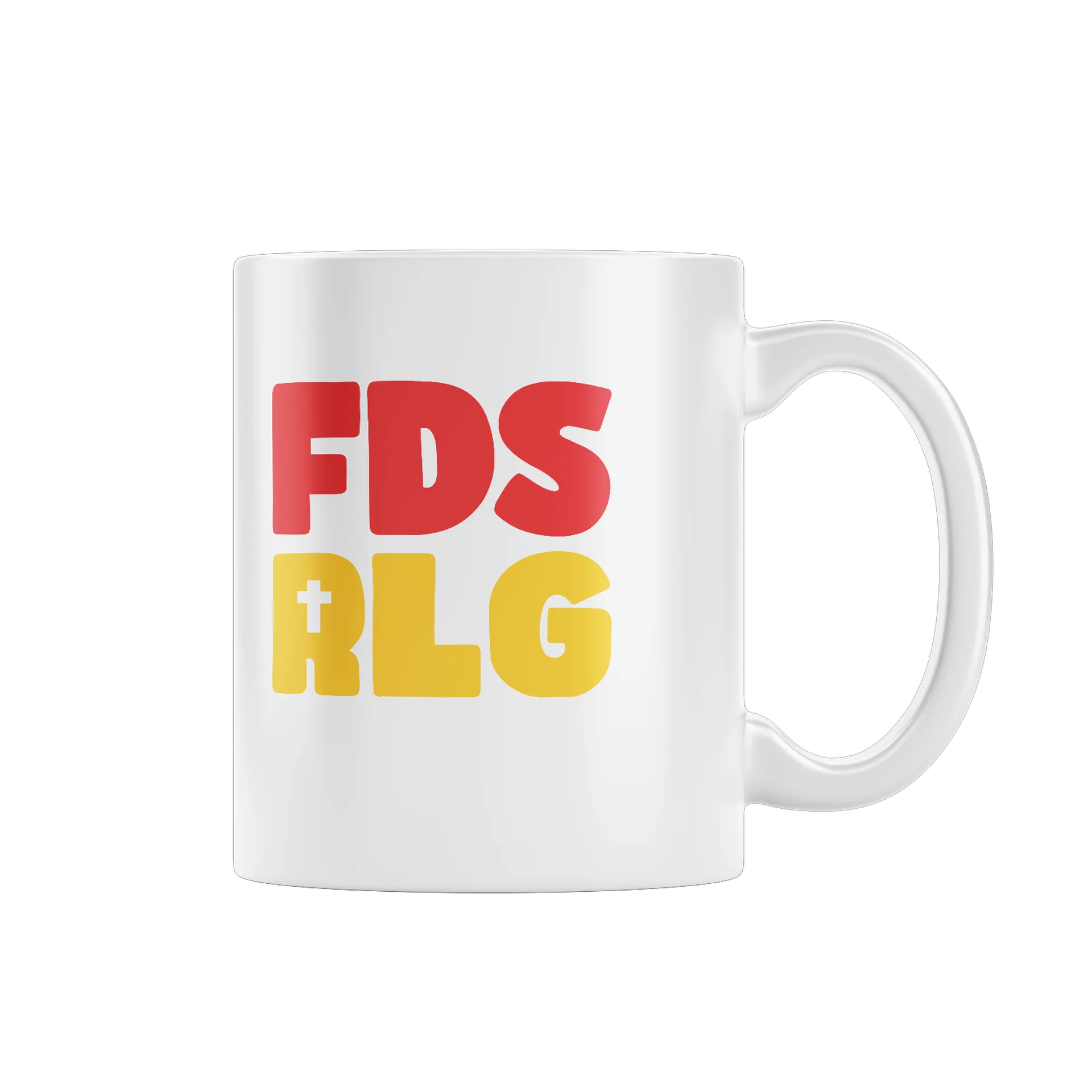 Caneca Porcelana Estampa FDS RLG 325ml - Imagem 1
