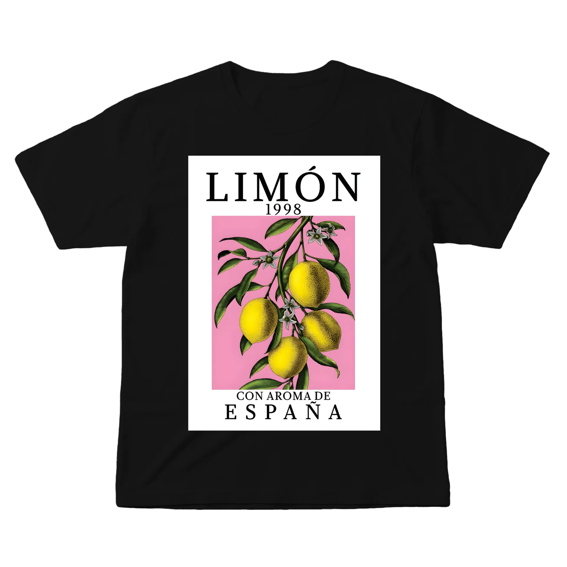 Camiseta Limão Amarelo Tipográfica 100% Algodão - Imagem 1