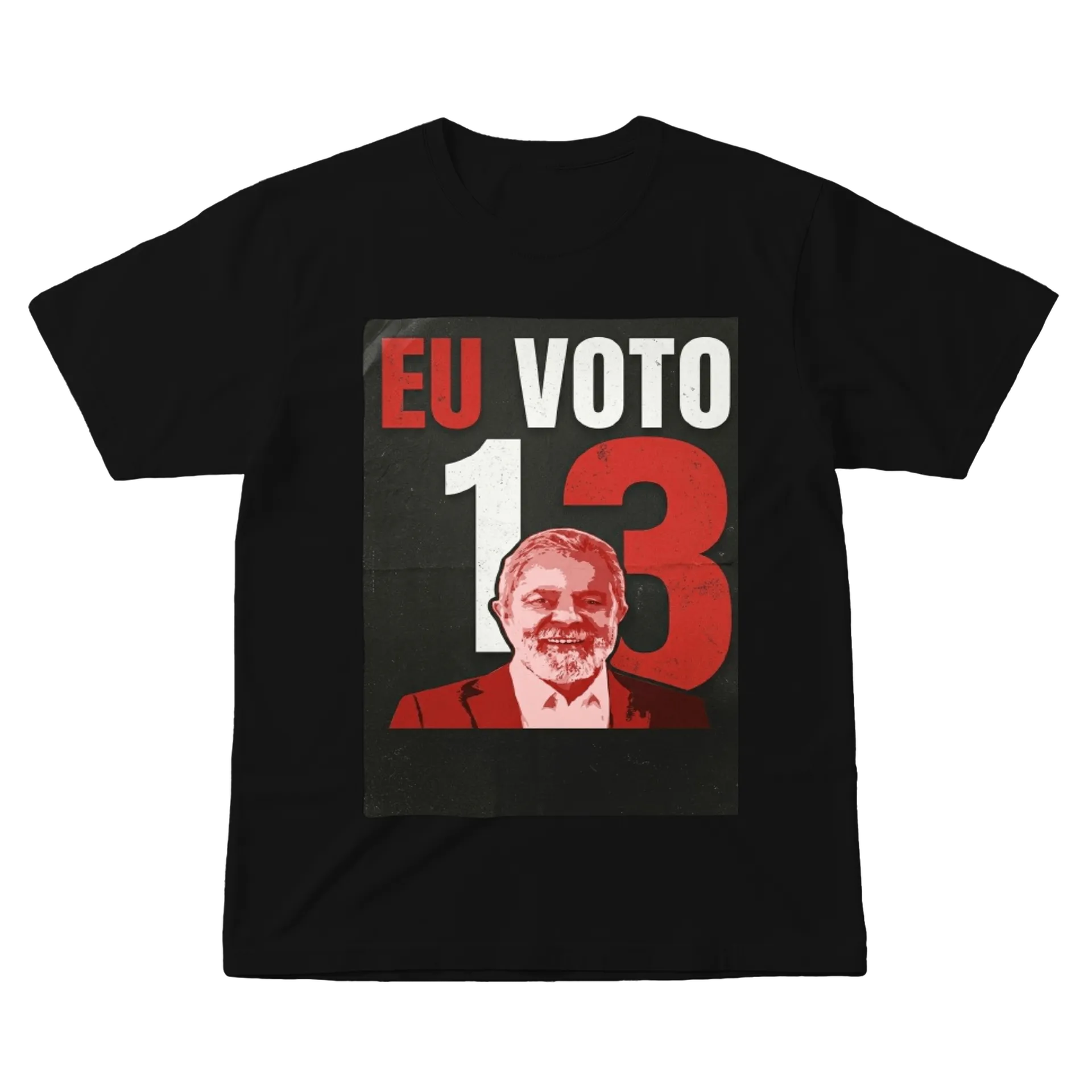 Camiseta Estampa Eu Voto 13 100% Algodão - Imagem 1