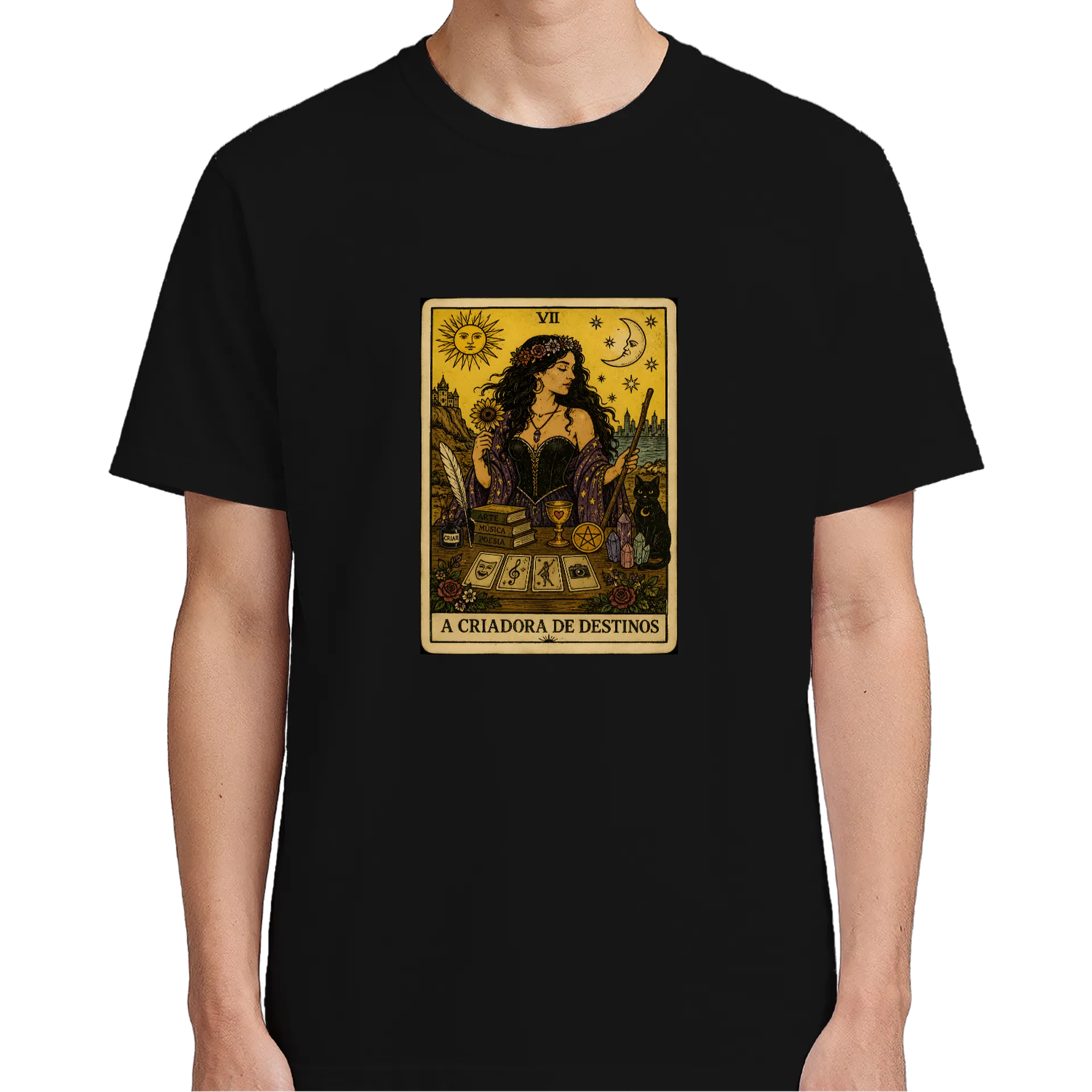 Camiseta Dragão Vermelho 100% Algodão Preto - Imagem 4