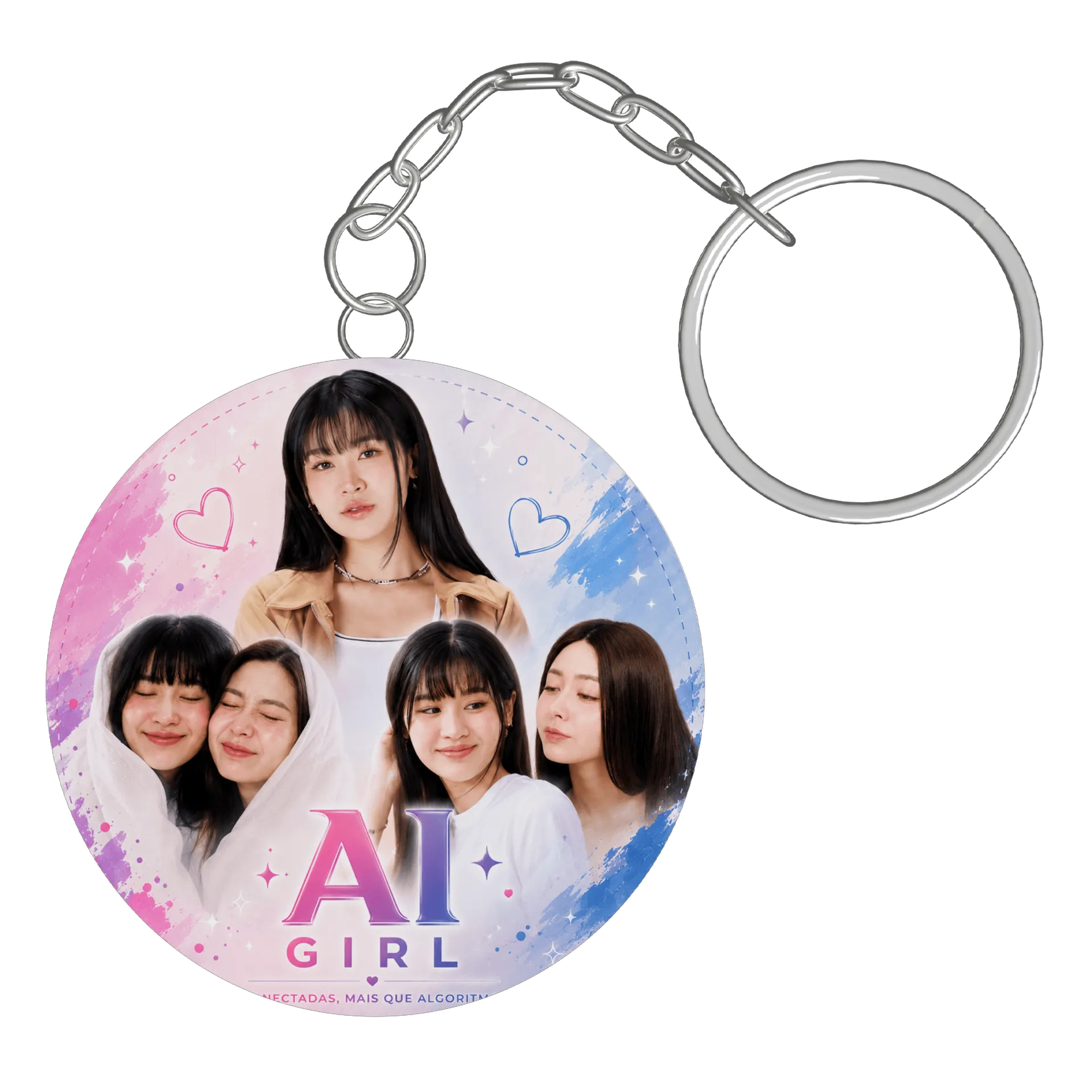 Chaveiro personalizado #AiGirlSeries - Imagem 3