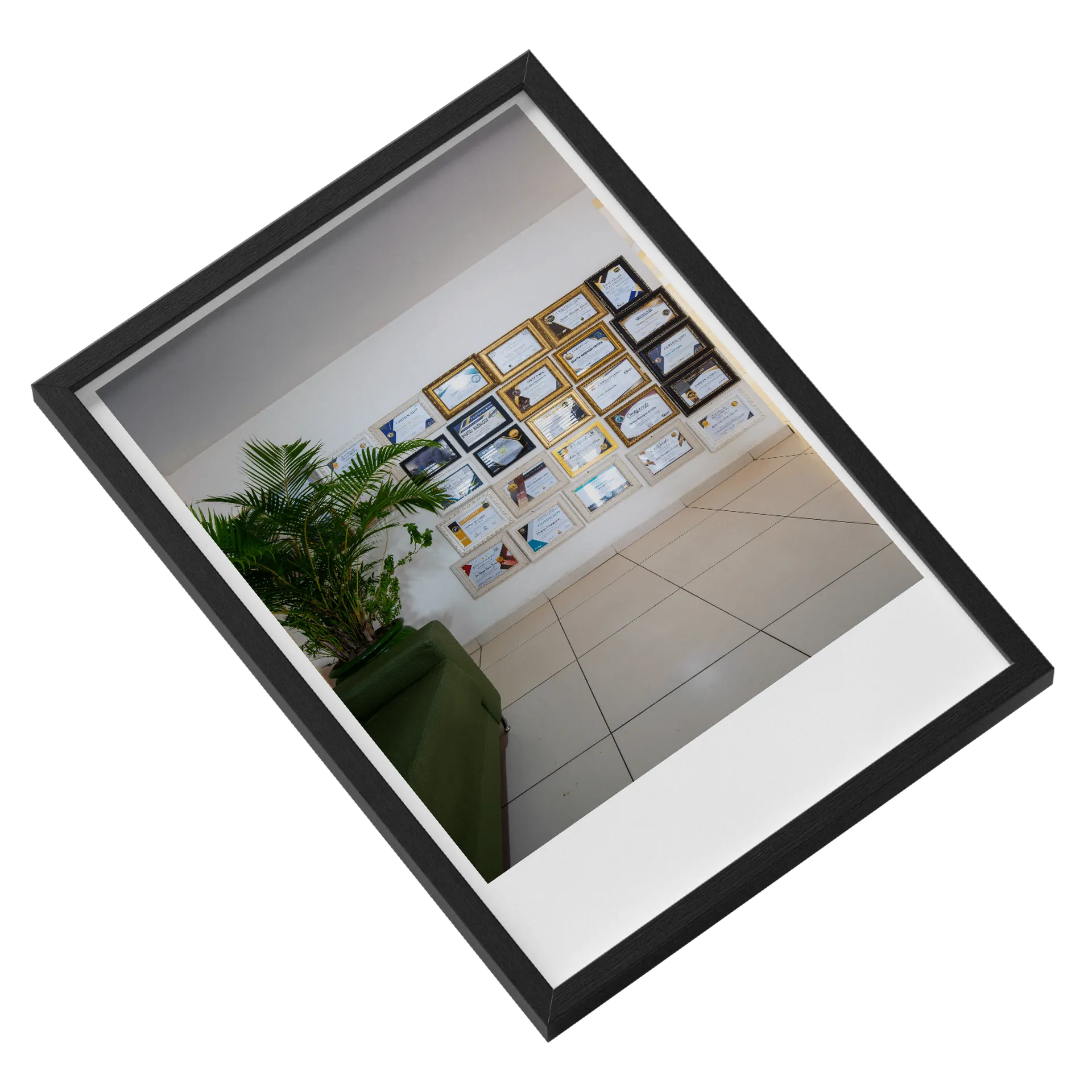 Quadro Gato Astronauta Neon A3 MDf Vidro de Shiatsu personalizados — imagem 2 de 3