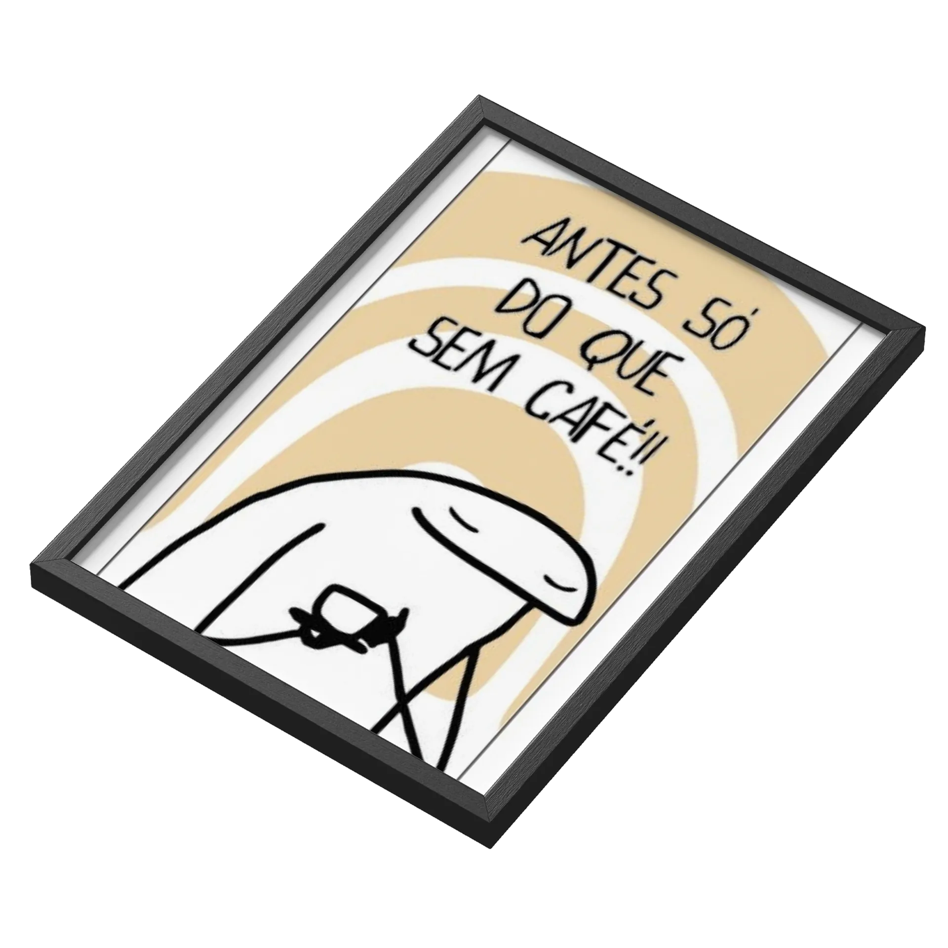 Quadro A3 personalizado Com Vidro Antes So ... - Imagem 3