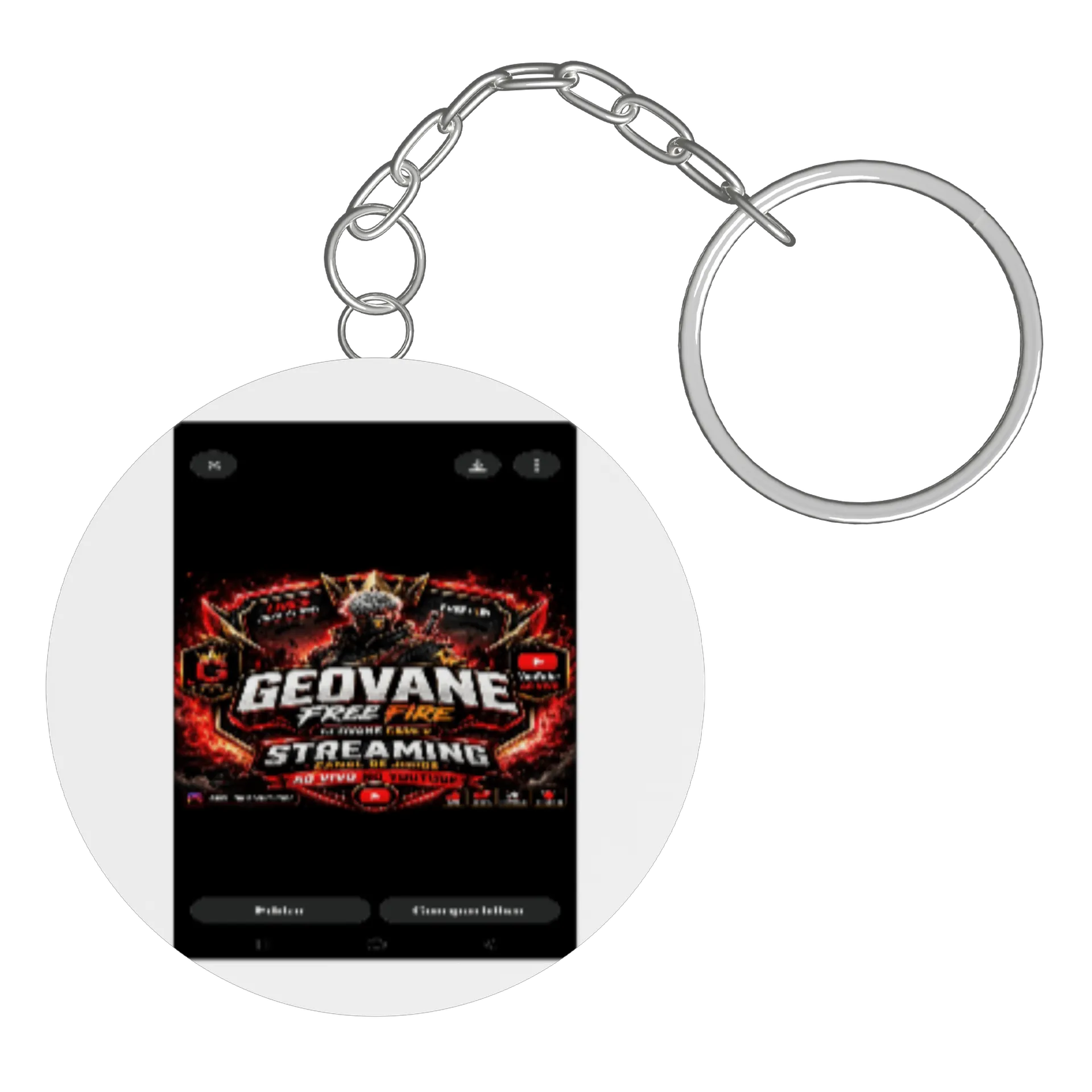 Chaveiro personalizado de @vovôyoutube 