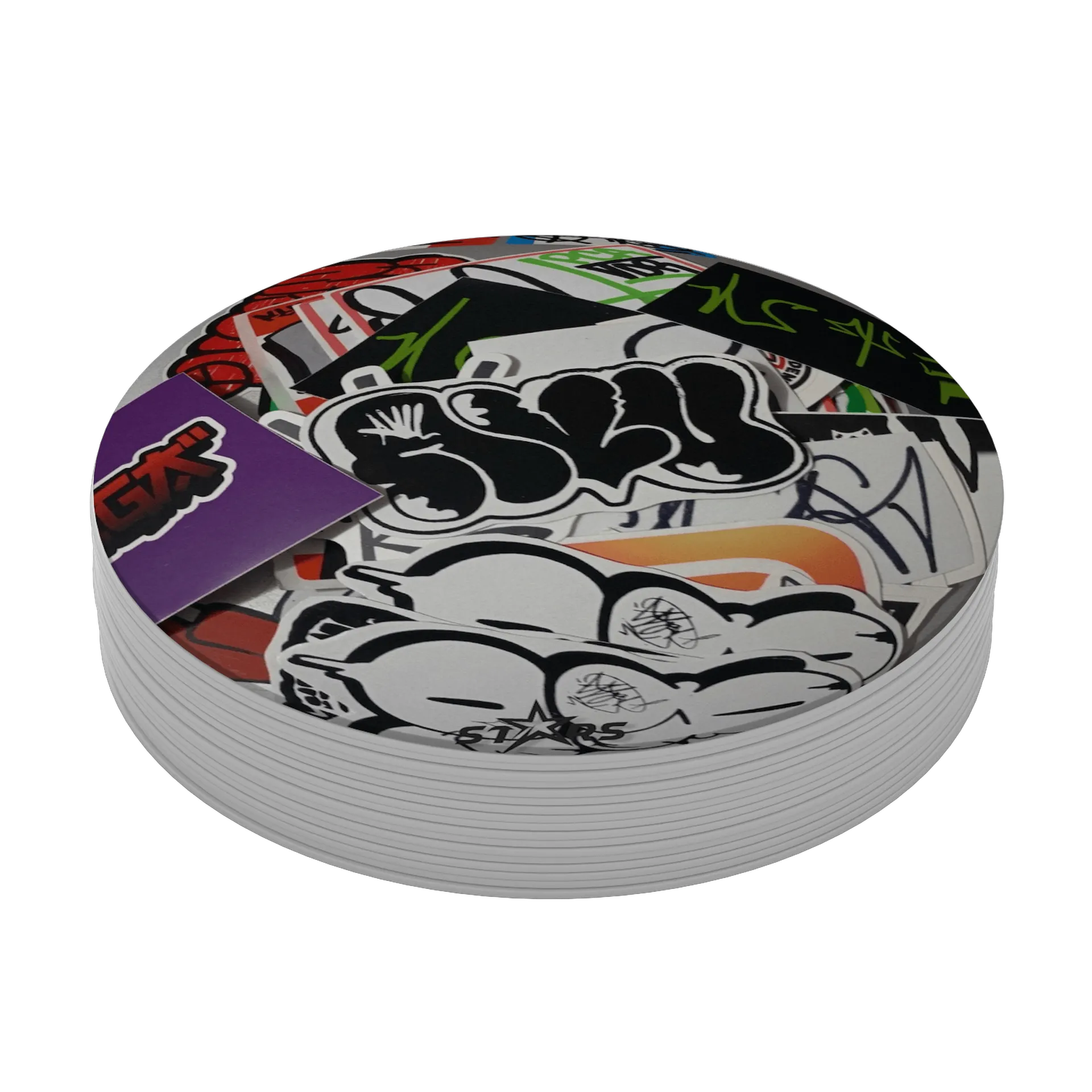Porta-copo MDF Estampa Graffiti-STARS - Imagem 4