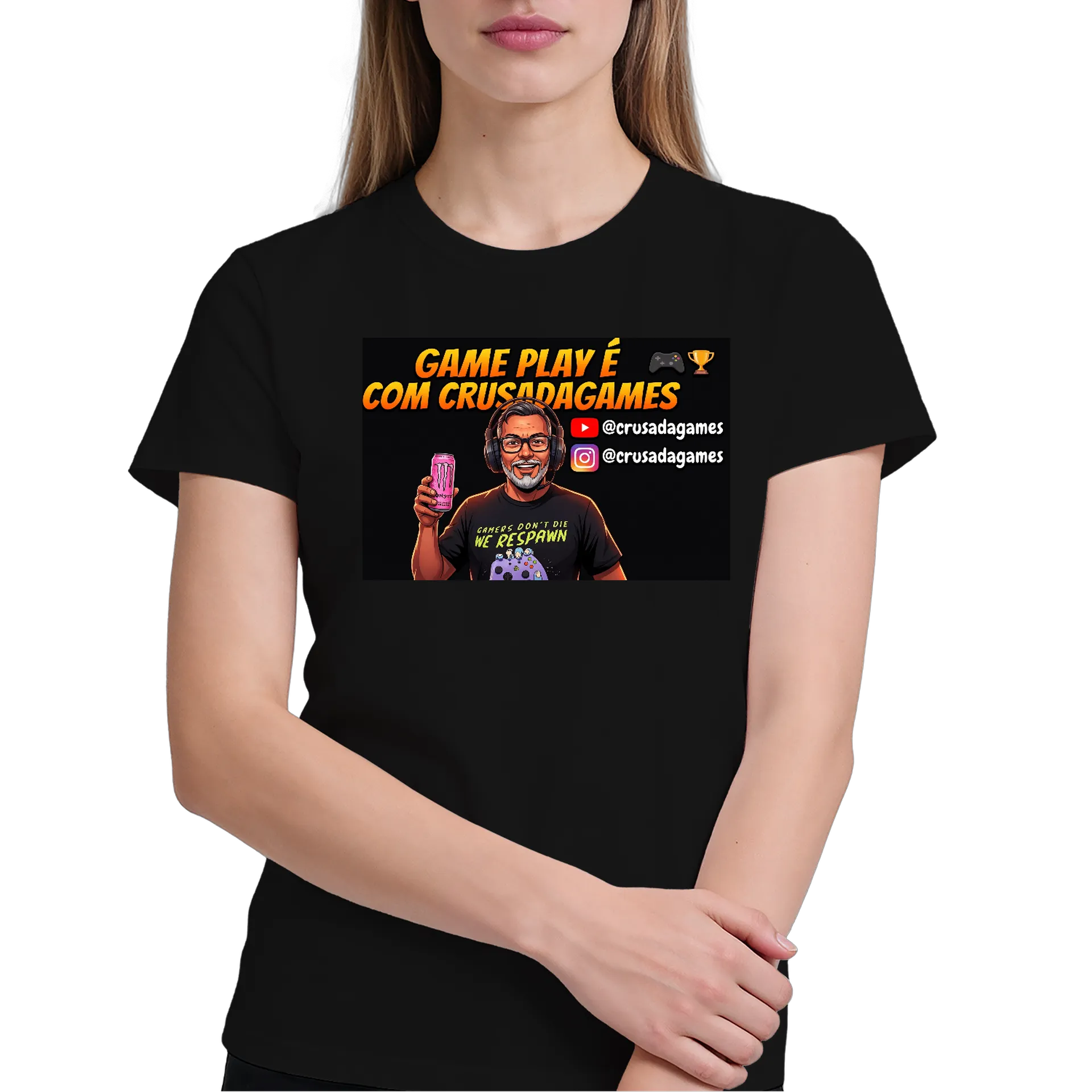 Camiseta personalizada de Crusadagames  — imagem 3 de 6