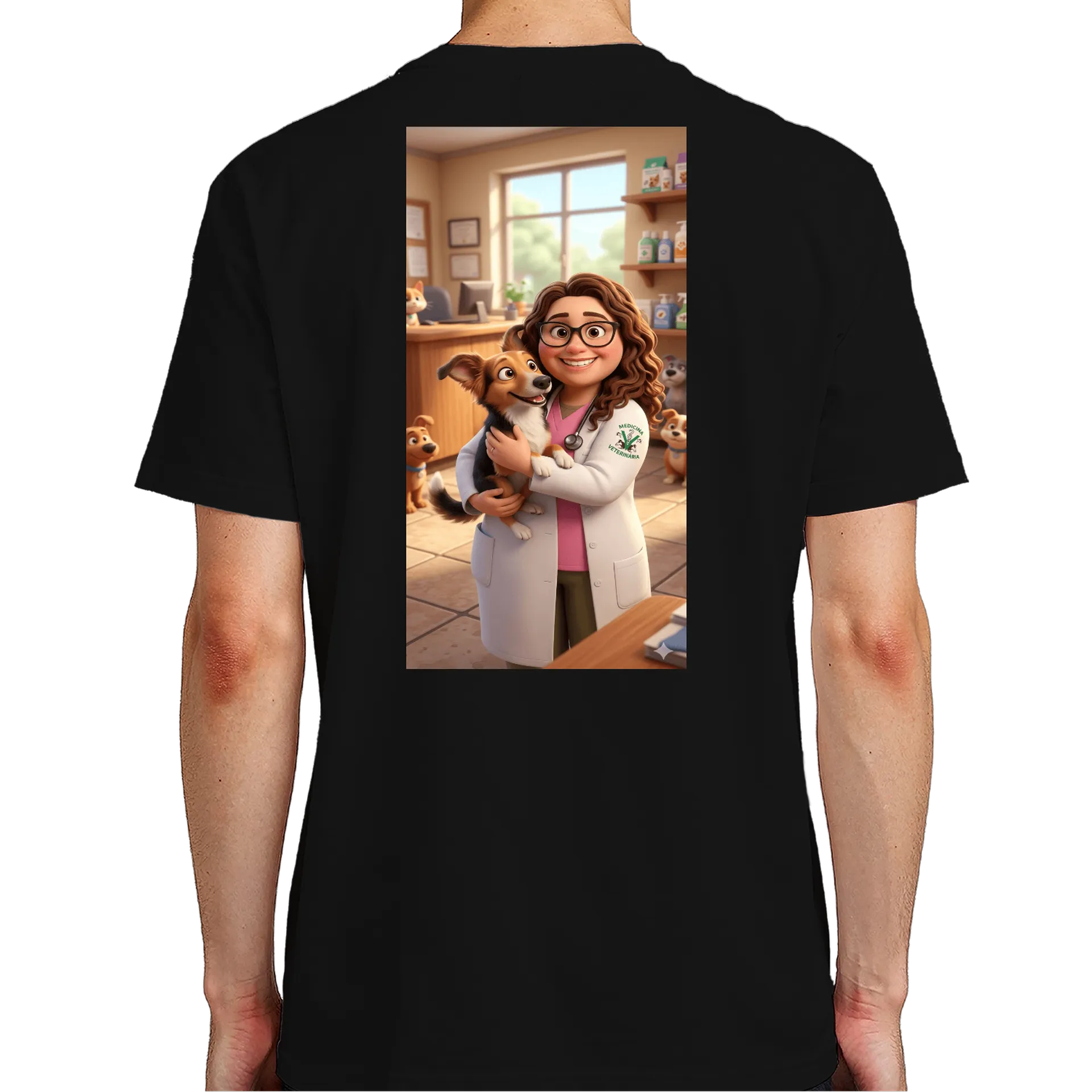 Camiseta personalizada vet feliz - Imagem 7
