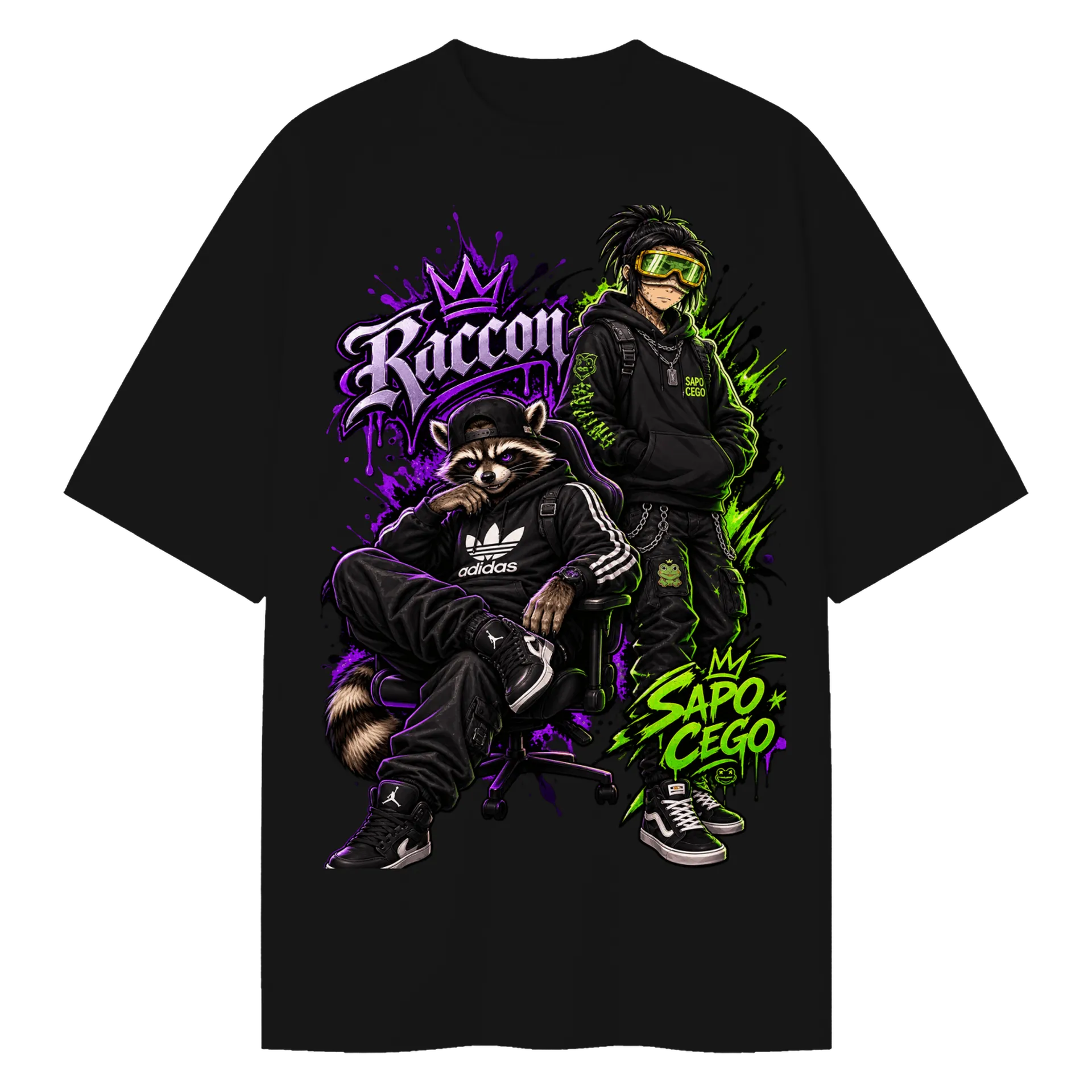 Camiseta Oversized Sapo Cego - Imagem 1