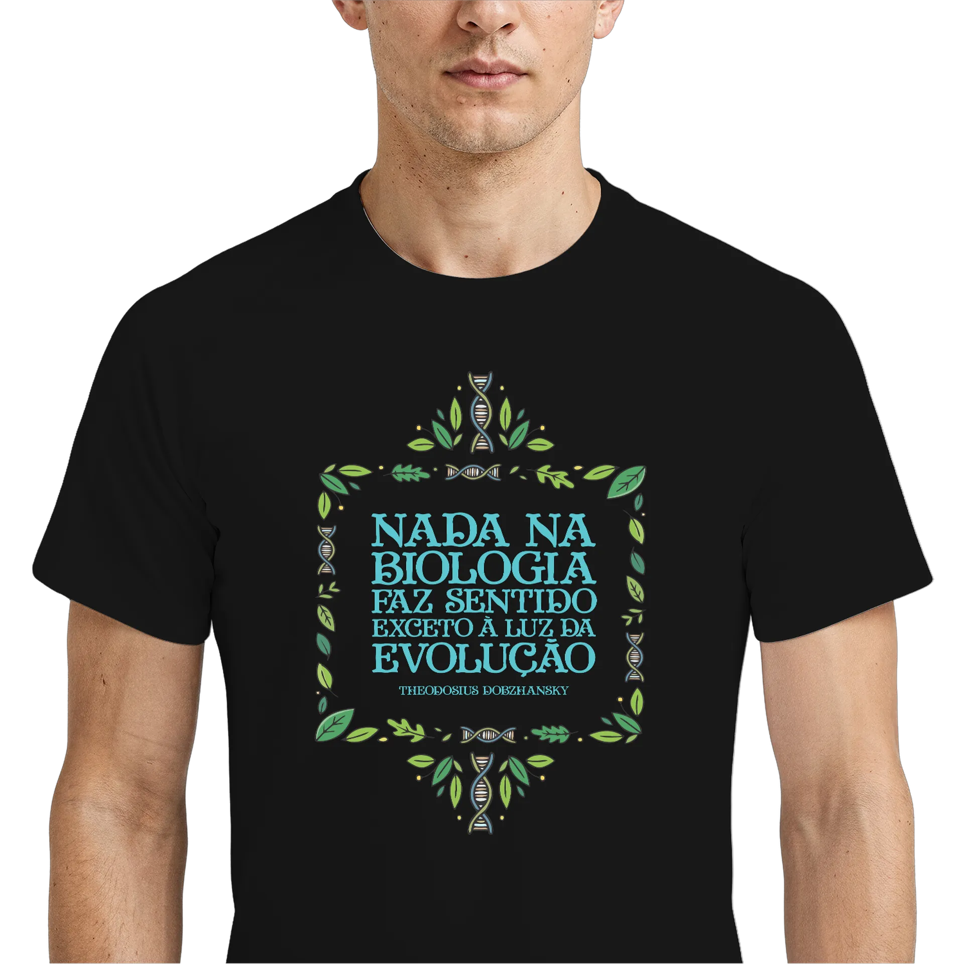 Camiseta Dry Fit Estampa Biologia Evolução 100% Polyester - Imagem 4