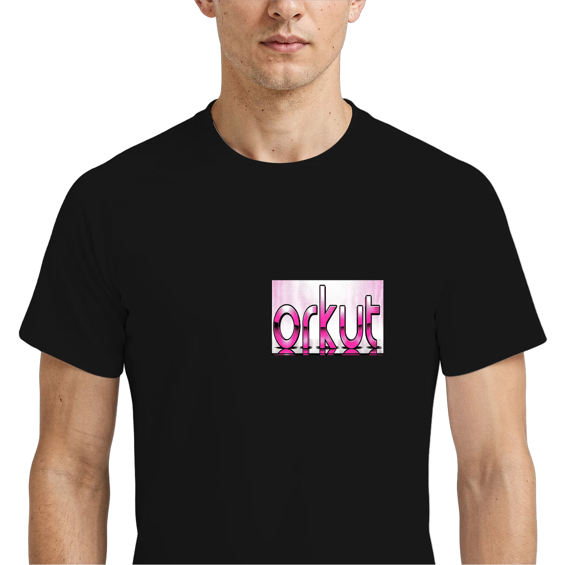 Camiseta Dry Fit Grunge Pink Logo Artita 100% Polyester - Imagem 4