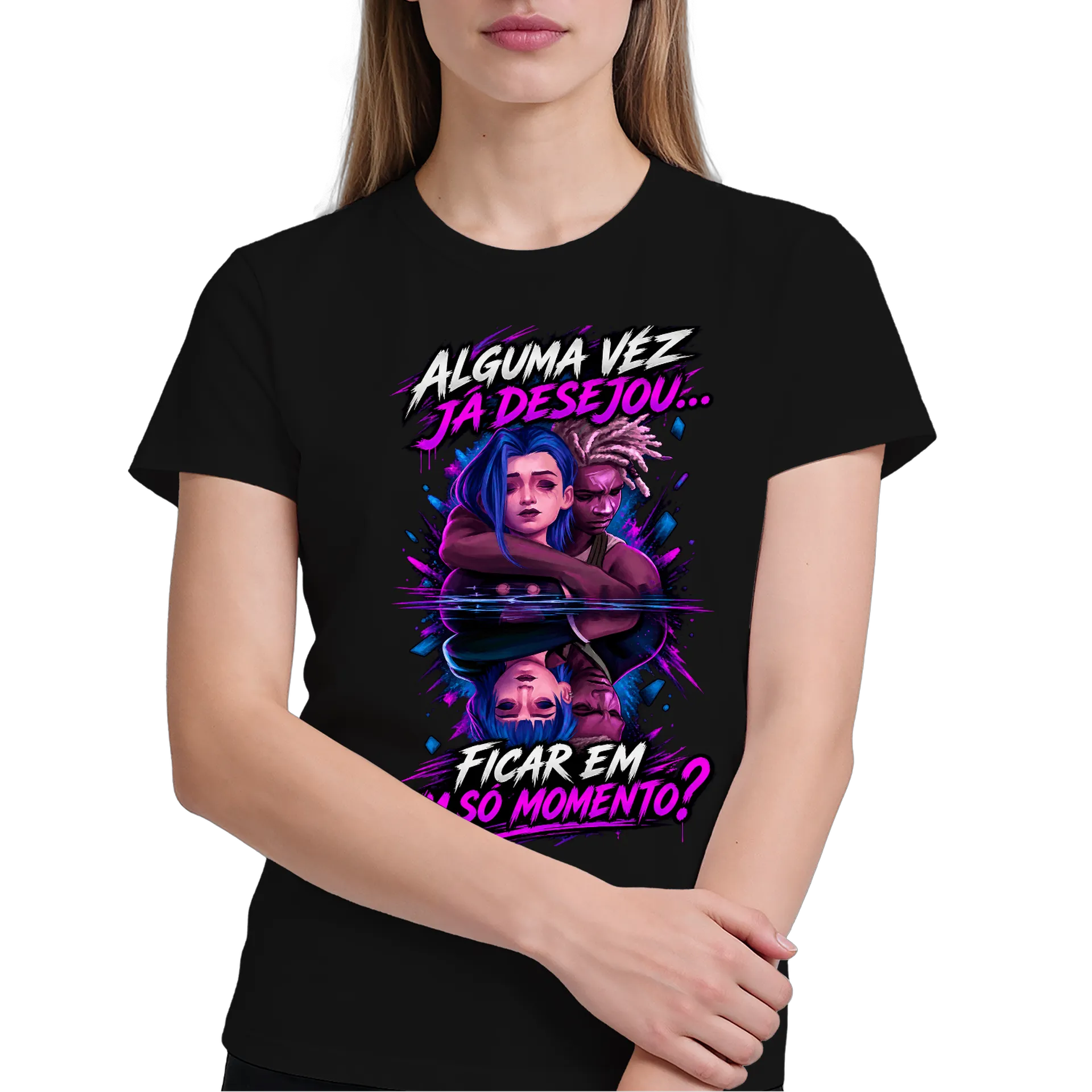 Camiseta Arcane Ekko e Jinx - Imagem 4