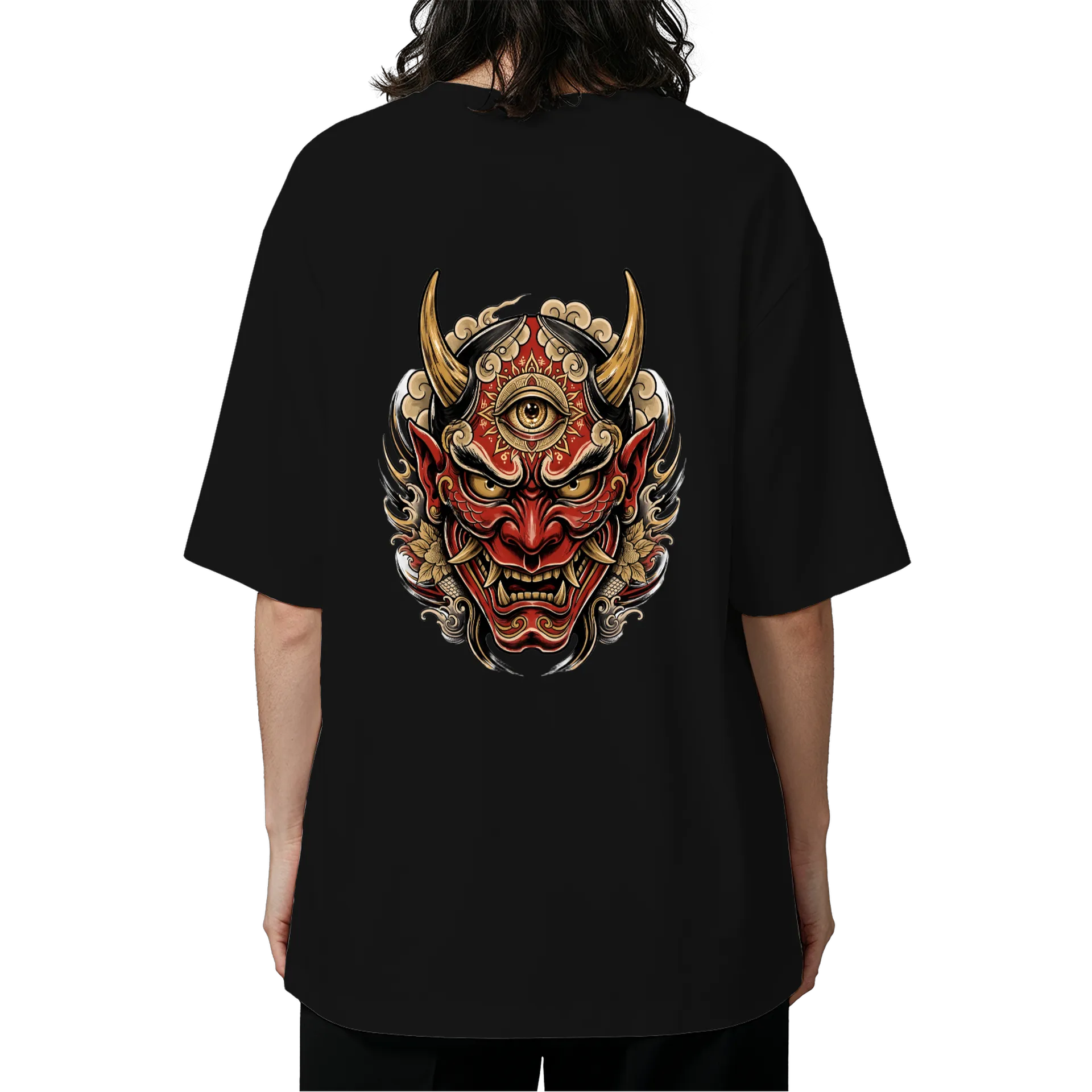 CAMISA OVERSIZE ONI VERMELHA - Imagem 6