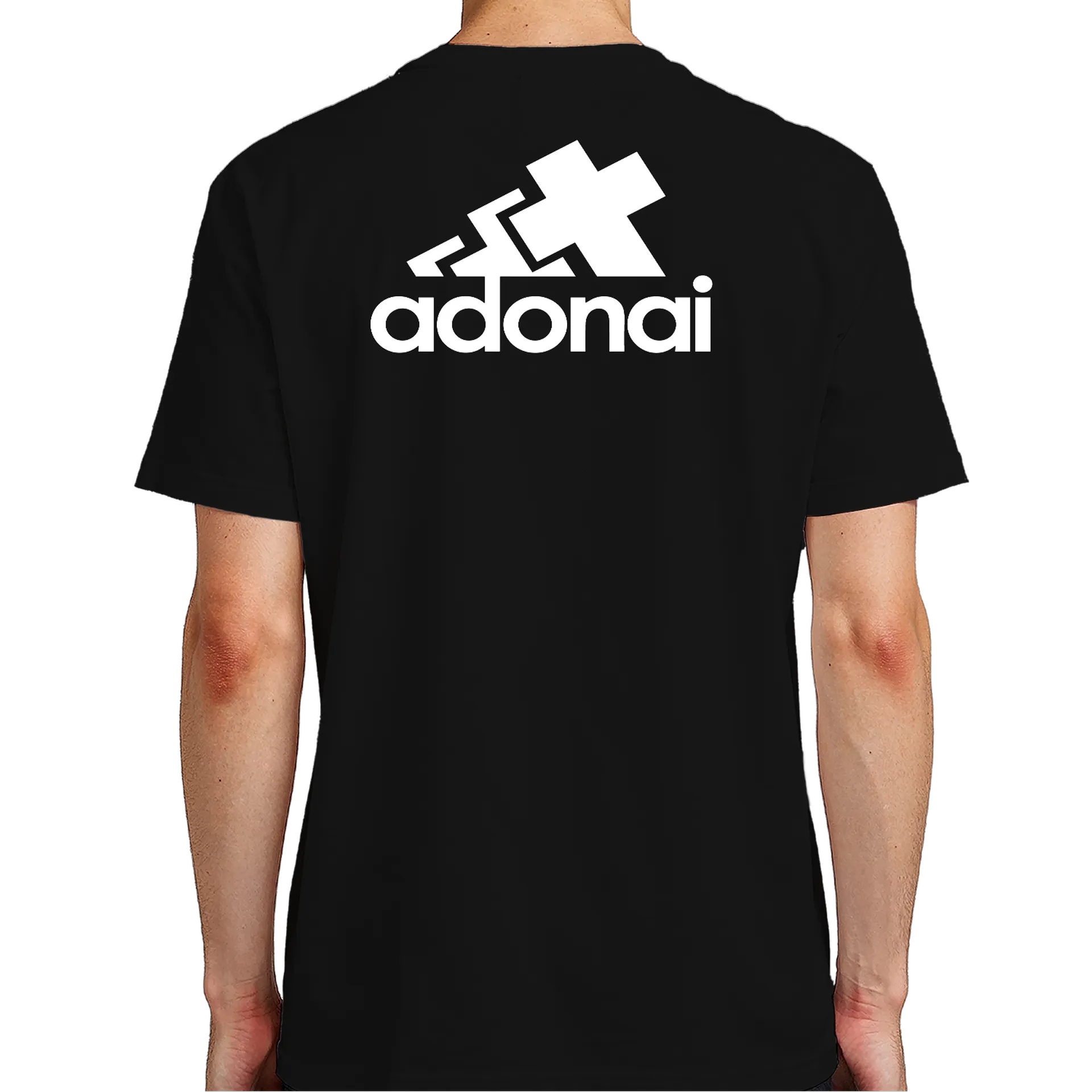 Camiseta Estampa Tipográfica Adonai 100% Algodão - Imagem 7
