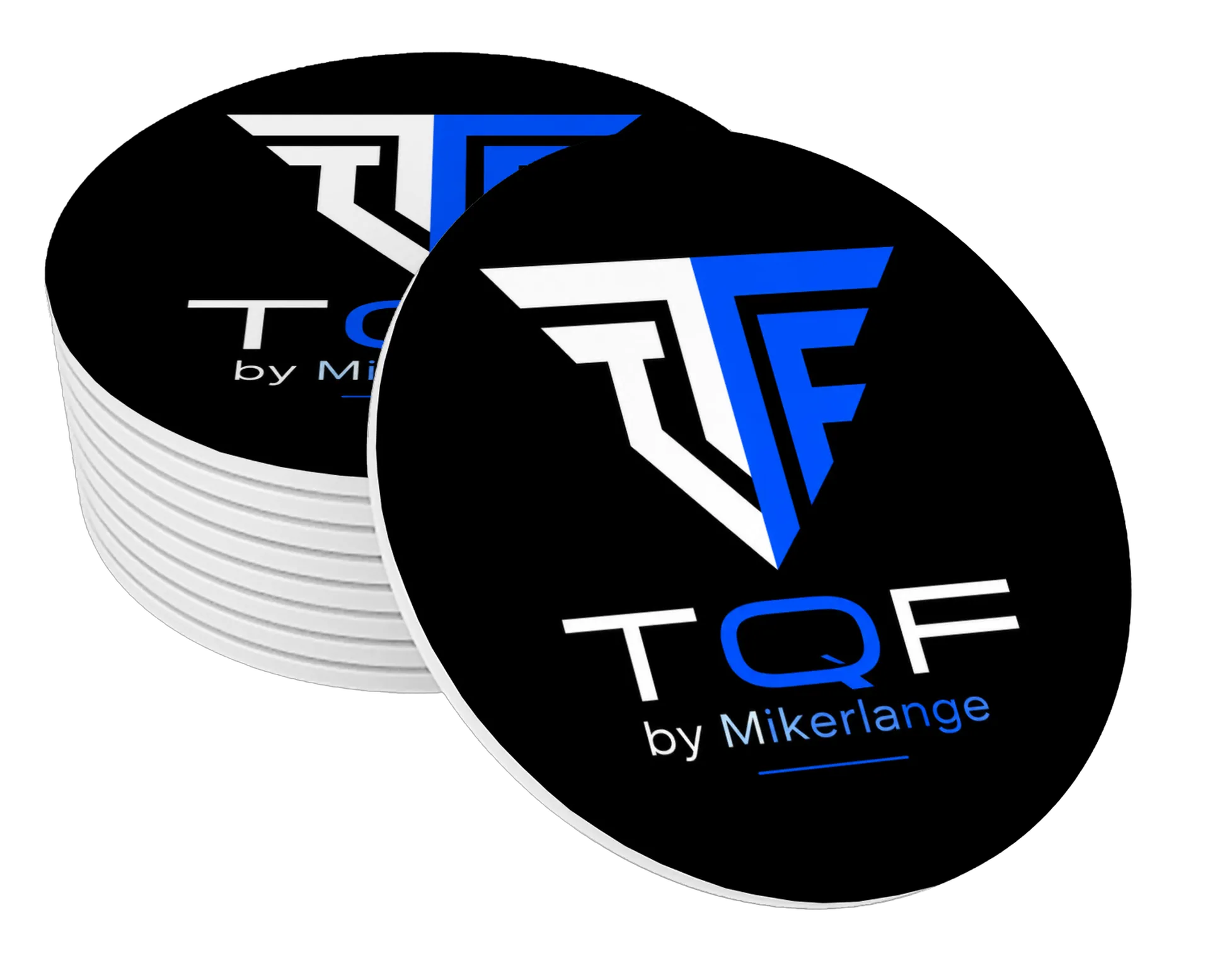 Porta-copo MDF Estampa TQF de Mikerlange placide — imagem 1 de 3