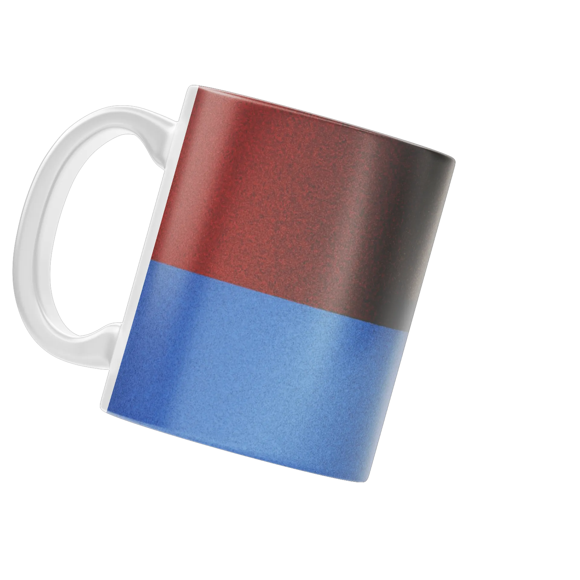 Caneca Porcelana Estampa Abstrata Multicolorida 325ml - Imagem 3