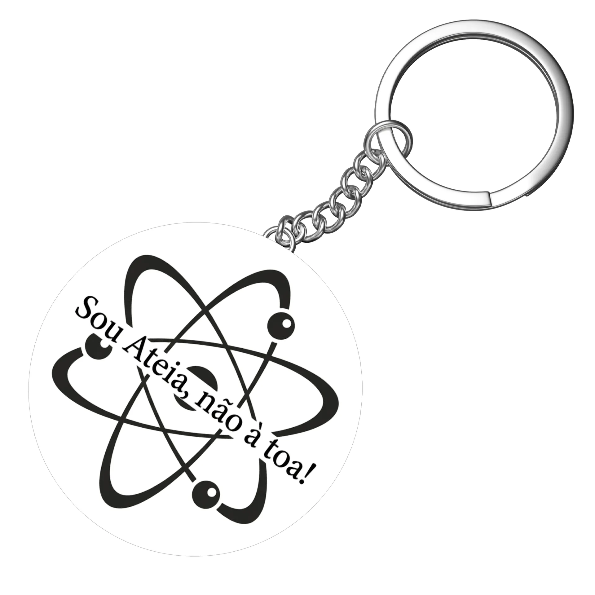 Chaveiro personalizado sou atéia - Imagem 4