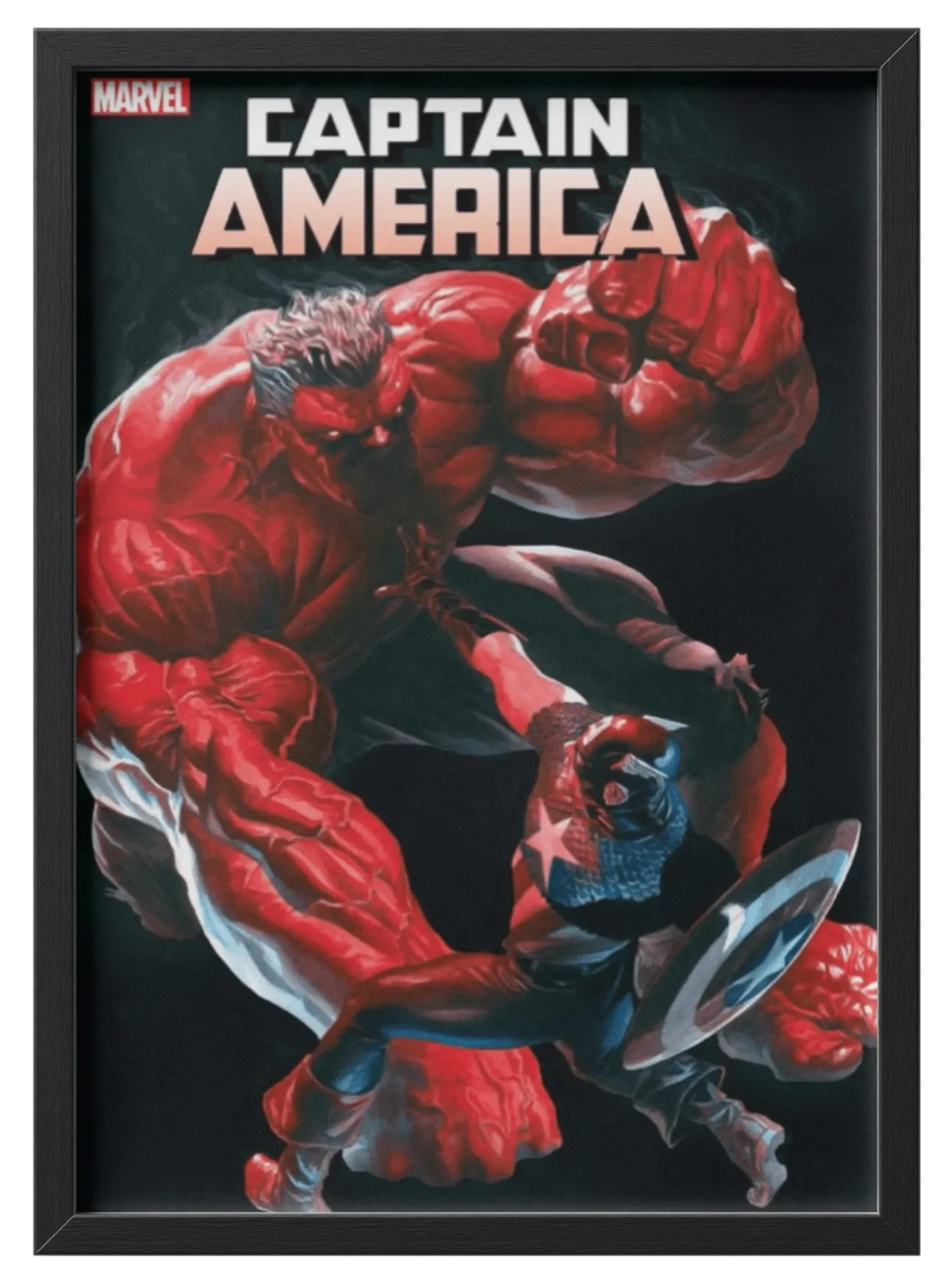 Quadro do capitão América é hulk vermelho de Gameon19_