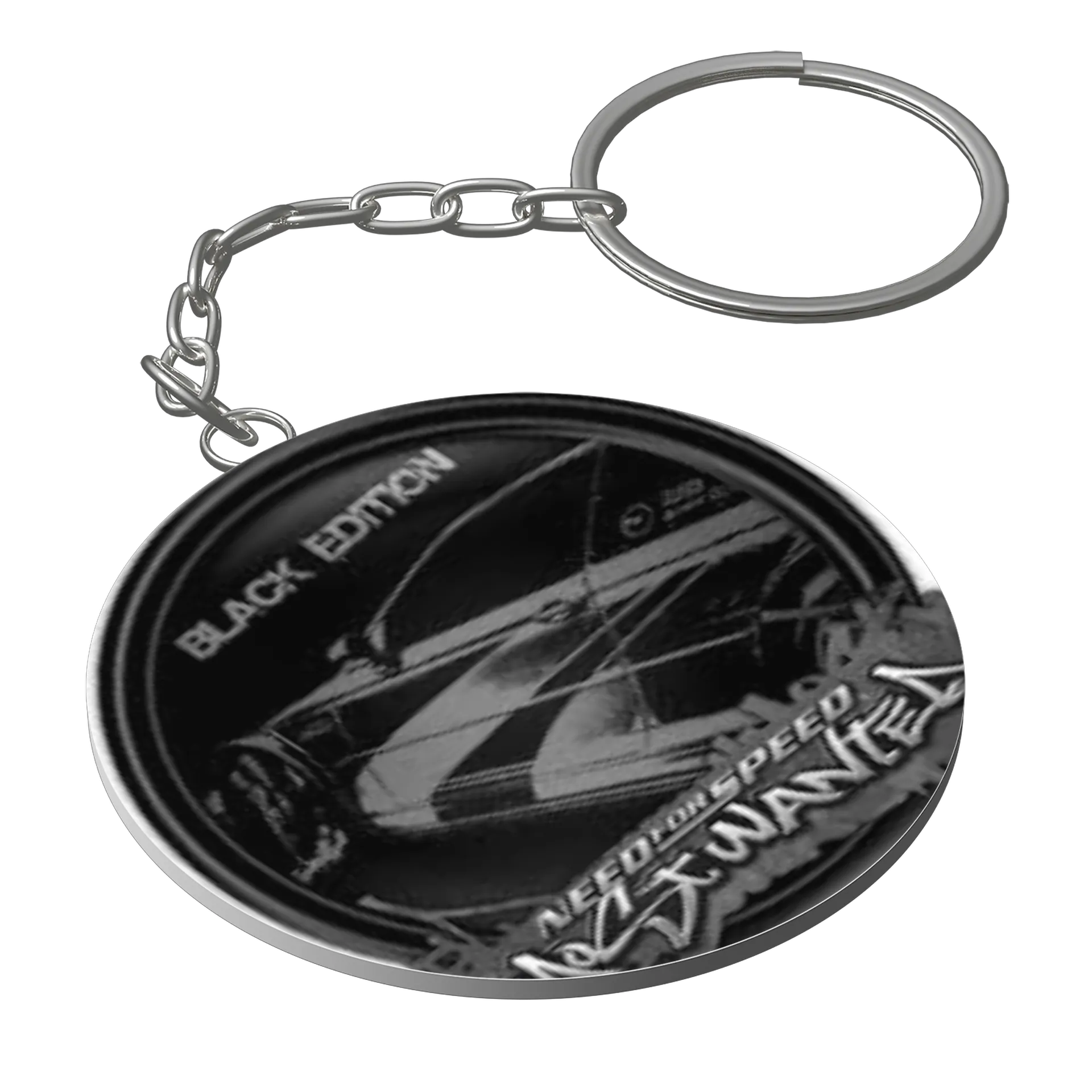 Chaveiro MDF Need for Speed Most Wanted Black Edition - Imagem 1