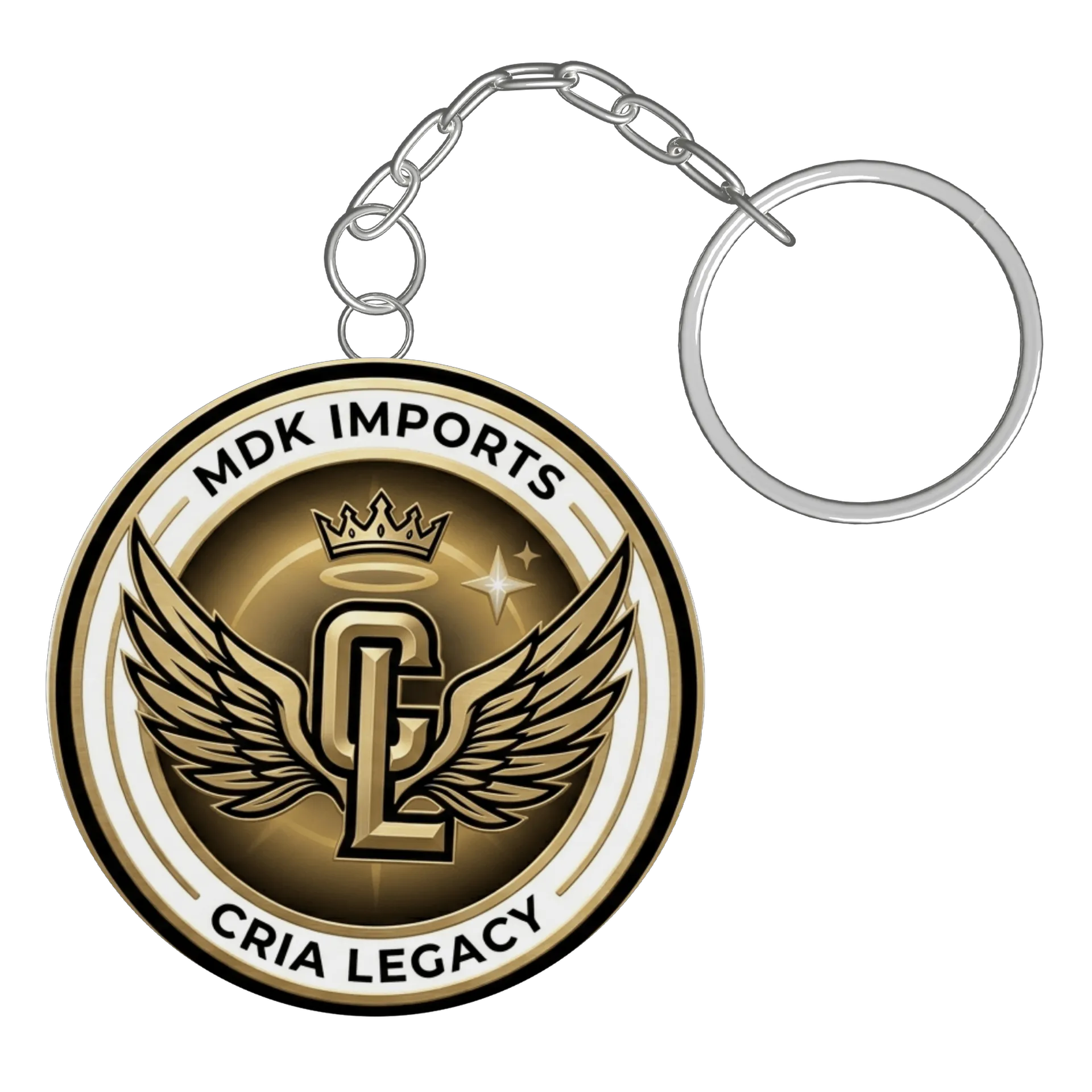 Chaveiro MDF Logotipo Cria Legacy 5x5cm - Imagem 3