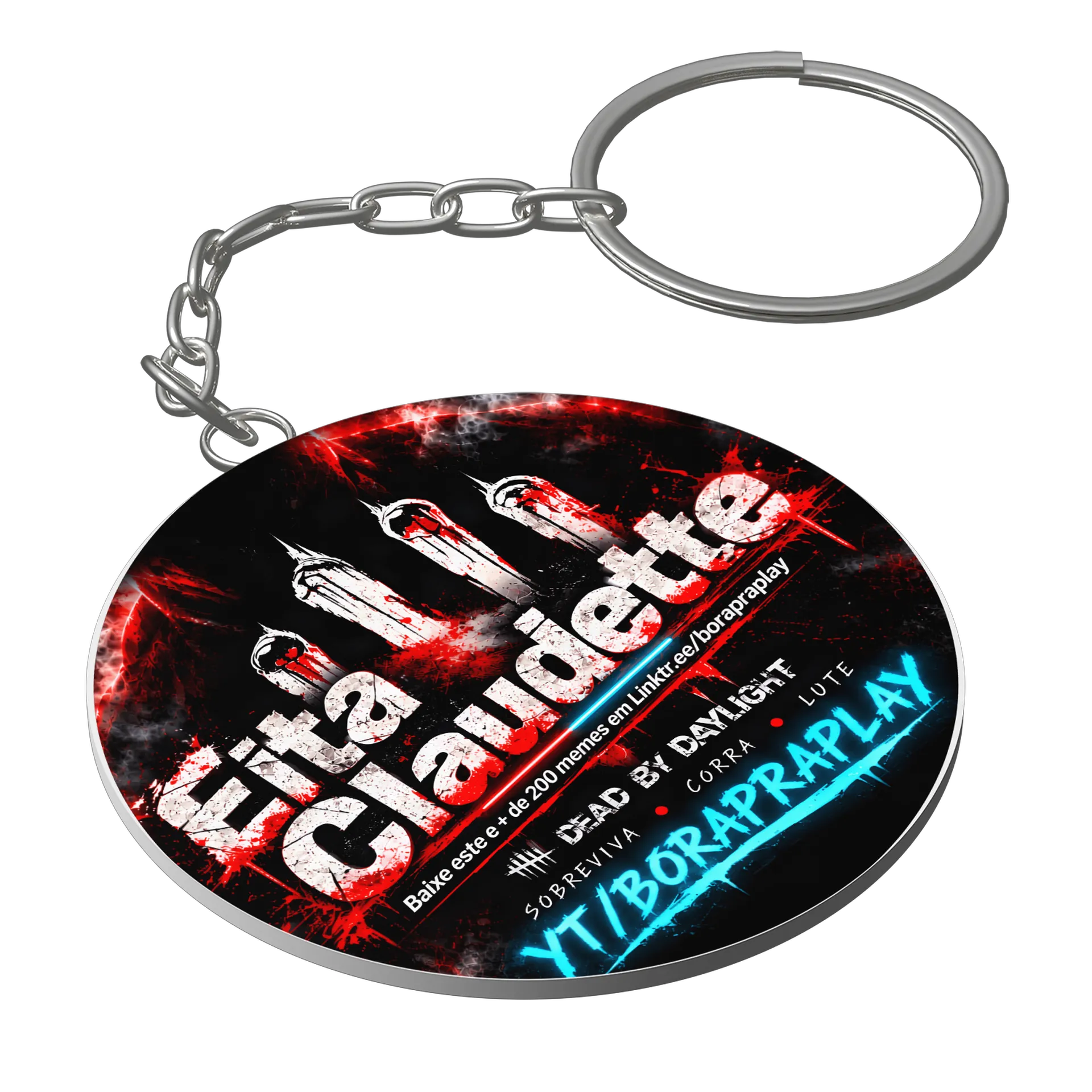 Eita Claudette Chaveiro personalizado de BoraPraPlay — imagem 1 de 3