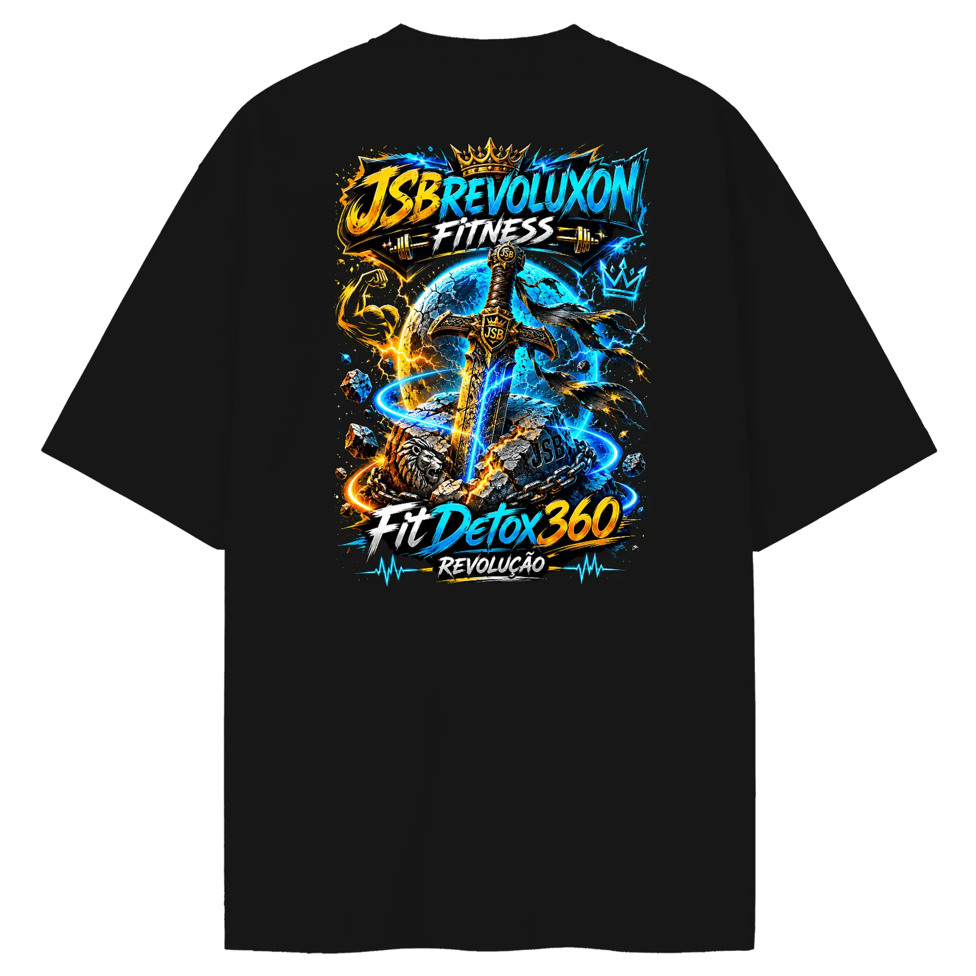 Camiseta Oversized jsbrevoluxon Street Iron - Imagem 2
