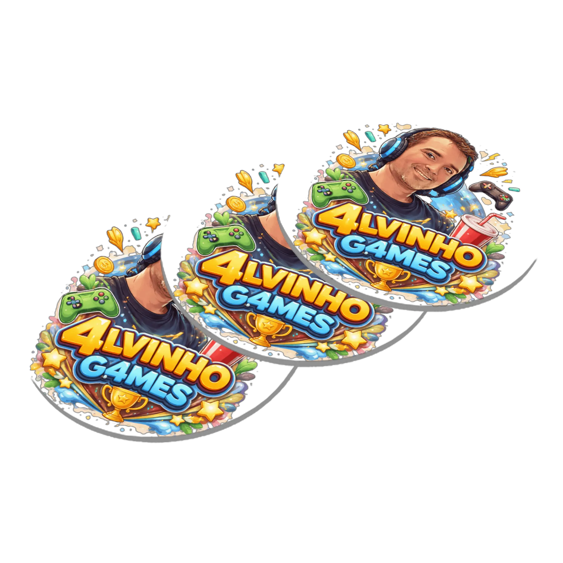 Porta-copos Alvinho Games 1 - Imagem 3