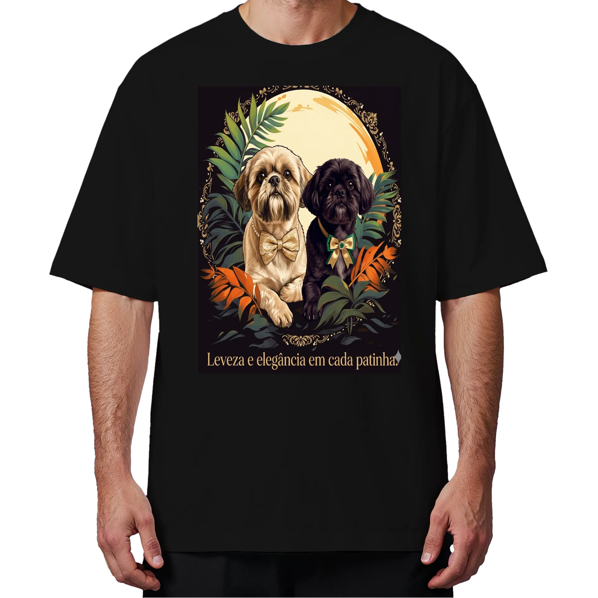 T-shirt Premium Oversized 100%AlgodãoColeção Elegância Pet  - Imagem 4