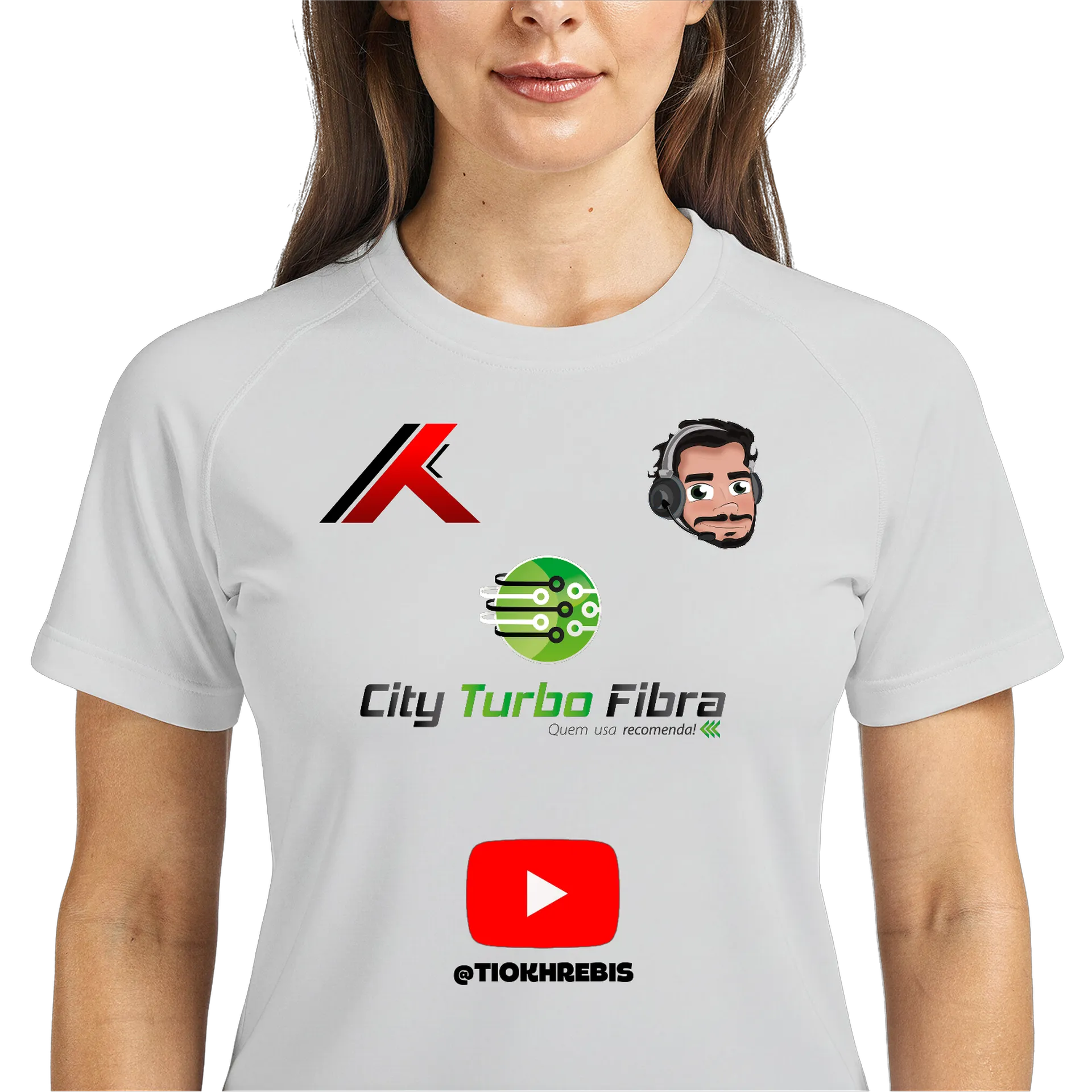 Camiseta Dry Fit Estampa Oficial streaming 100% Algodão - Imagem 3
