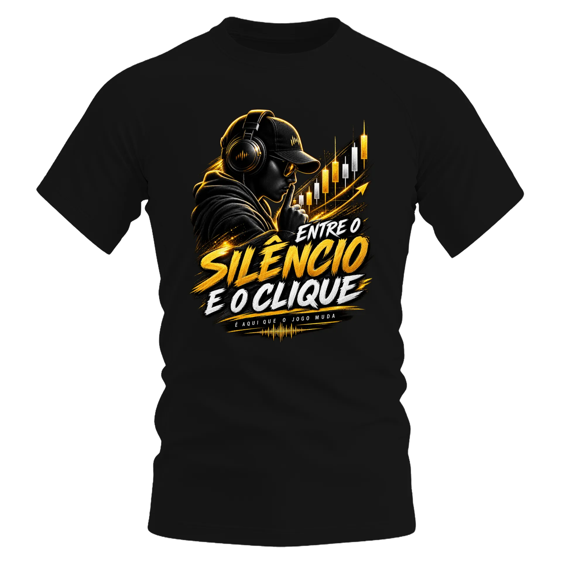 Camiseta Entre o Silêncio e o Clique 100% Poliéster - Imagem 1