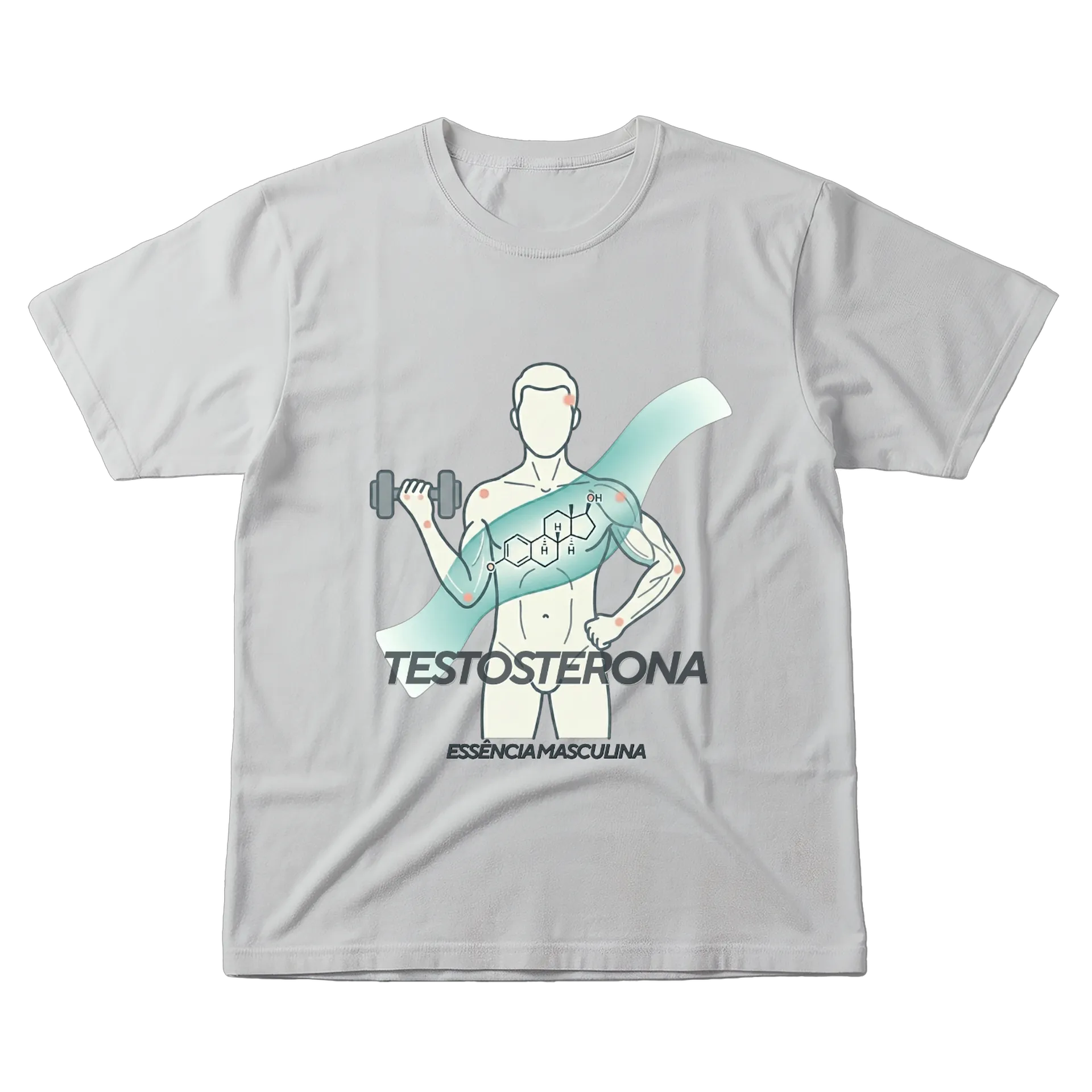 Camiseta Testosterona 100% Algodão de Dr Douglas Schreck