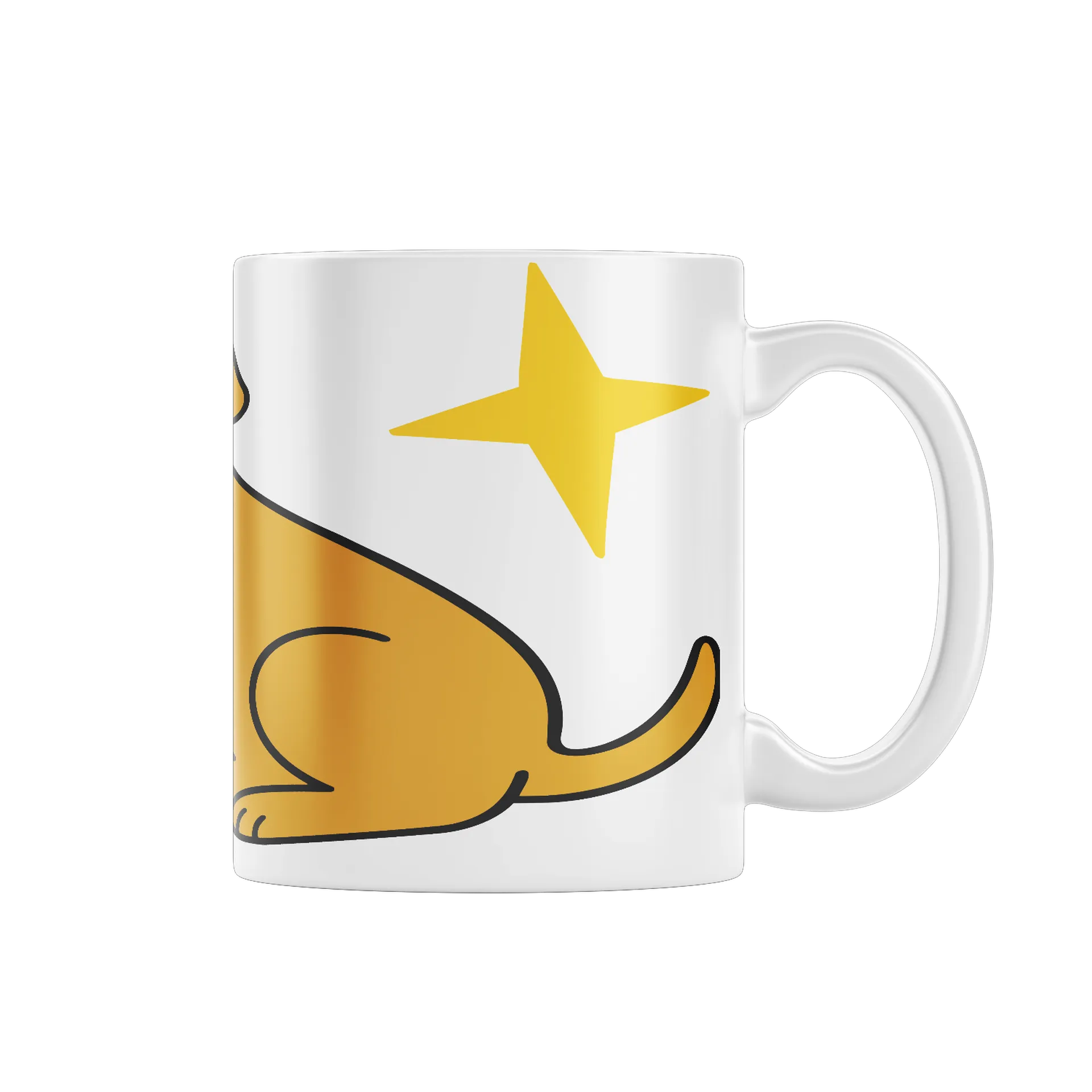 Caneca Cachorro com Bandeira do Brasil Estilo Cartoon 325ml - Imagem 2