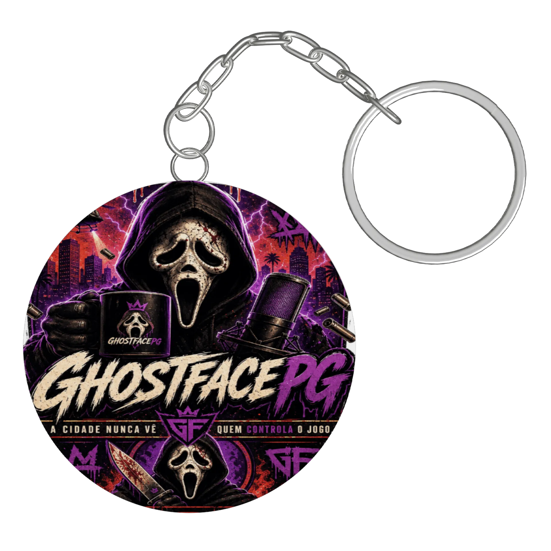 Chaveiro GHOSTPG CALIFORNIA - Imagem 3